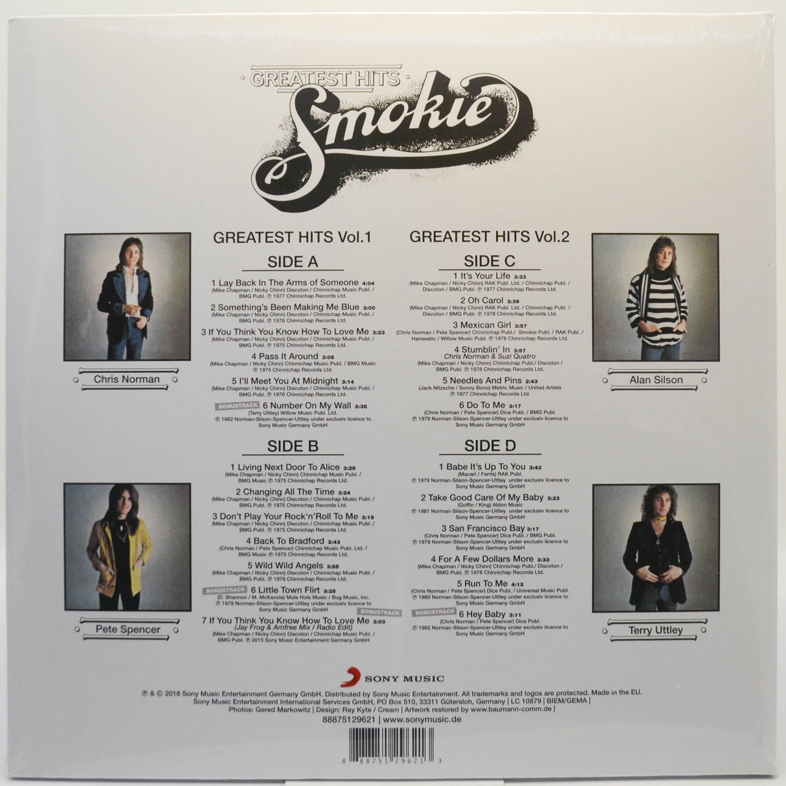 Smokie — Greatest Hits Vol.1 & Vol.2 (2LP), 1977