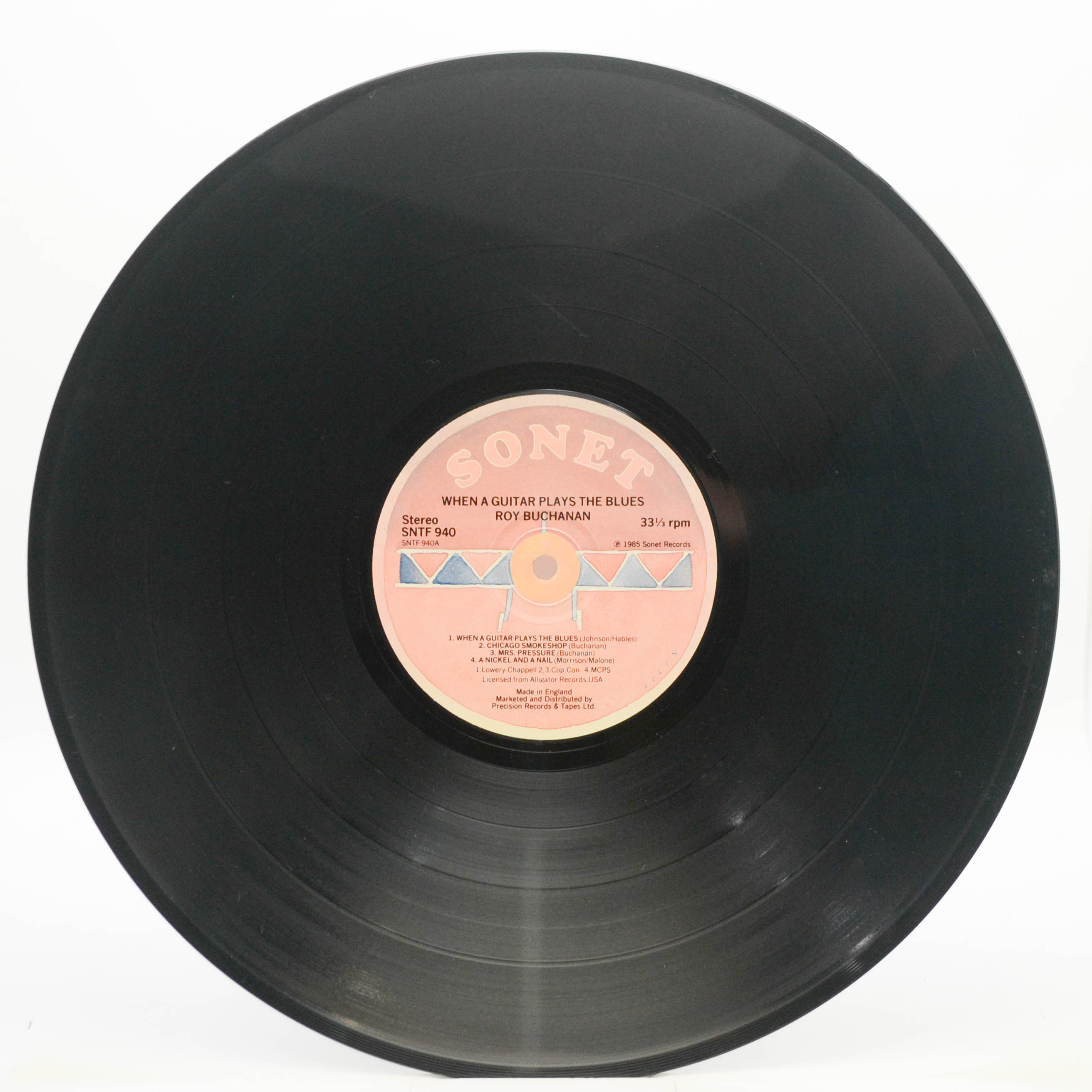 Виниловая пластинка Roy Buchanan — When A Guitar Plays The Blues (UK), 1985