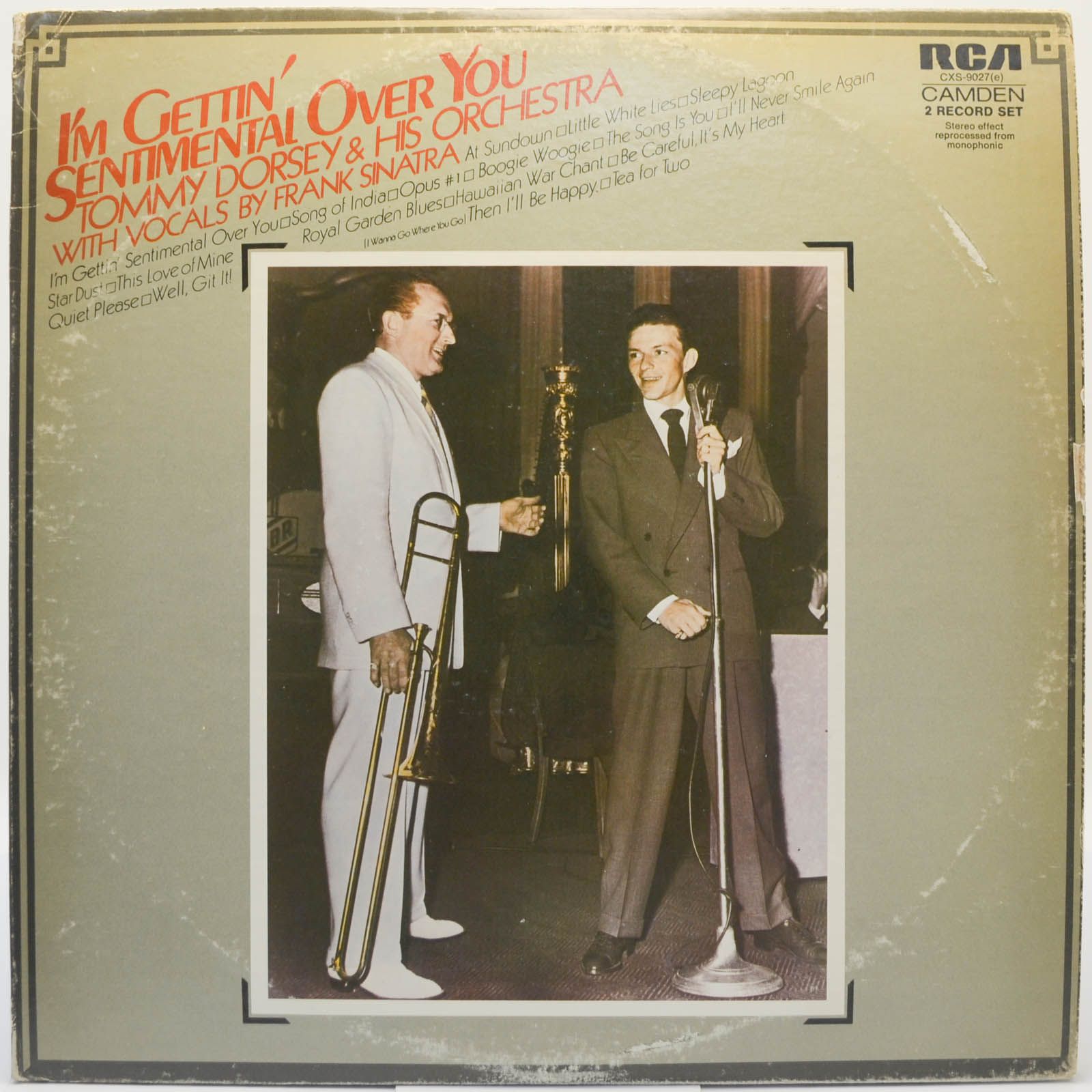 Tommy Dorsey And His Orchestra With Frank Sinatra — I'm Gettin' Sentimental Over You (2LP, USA), 1972