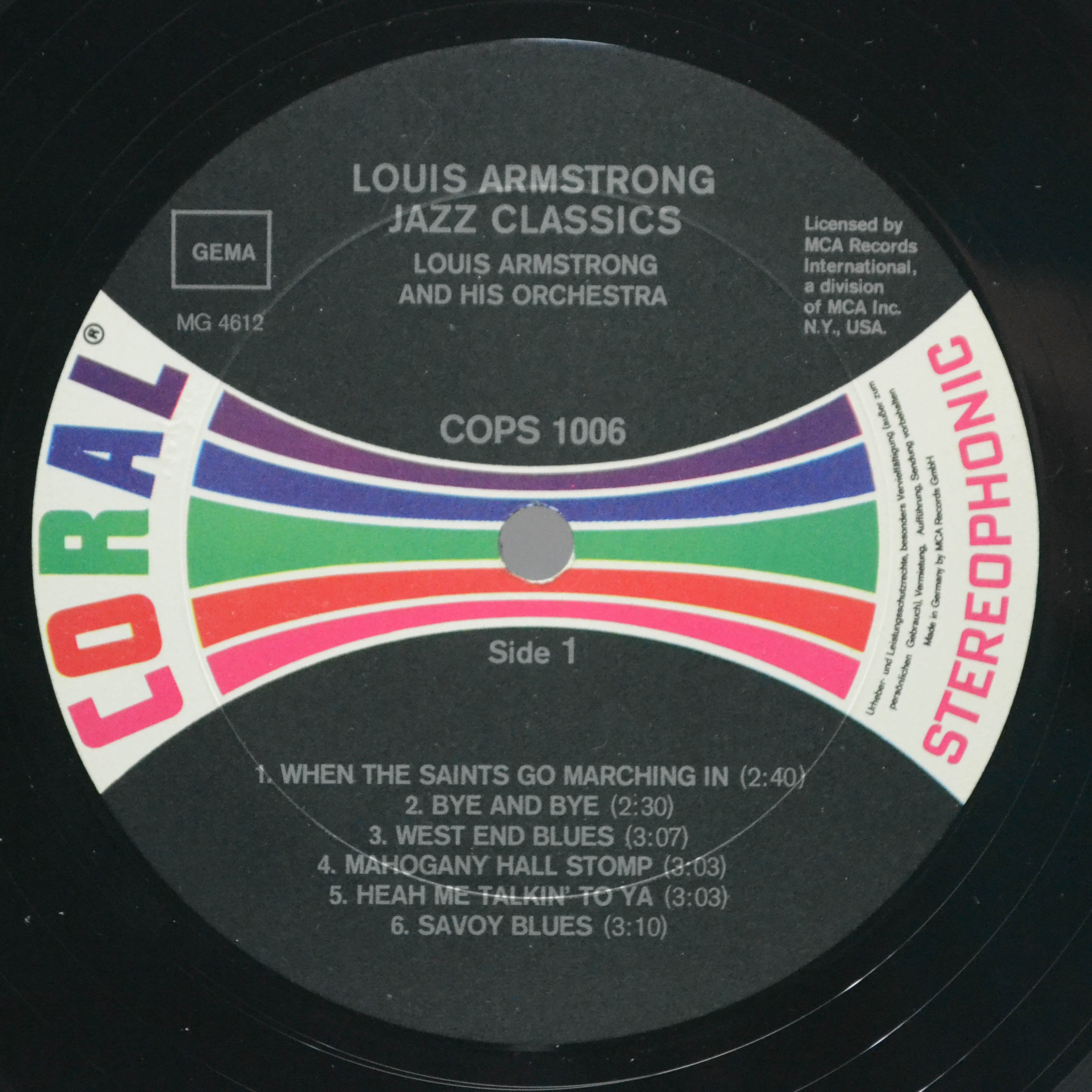 Louis Armstrong — Jazz Classics, 1969