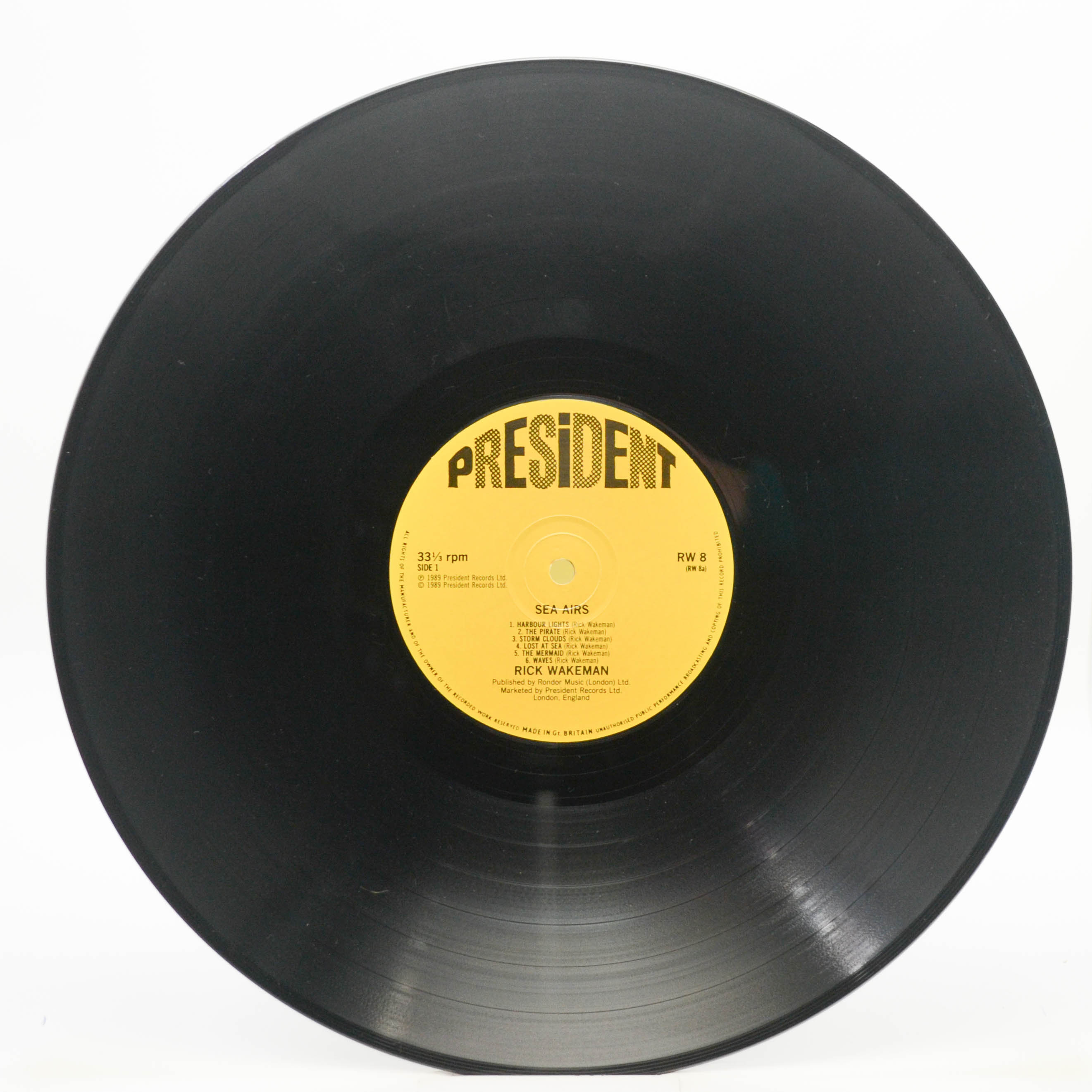 Rick Wakeman — Sea Airs (1-st, UK), 1989