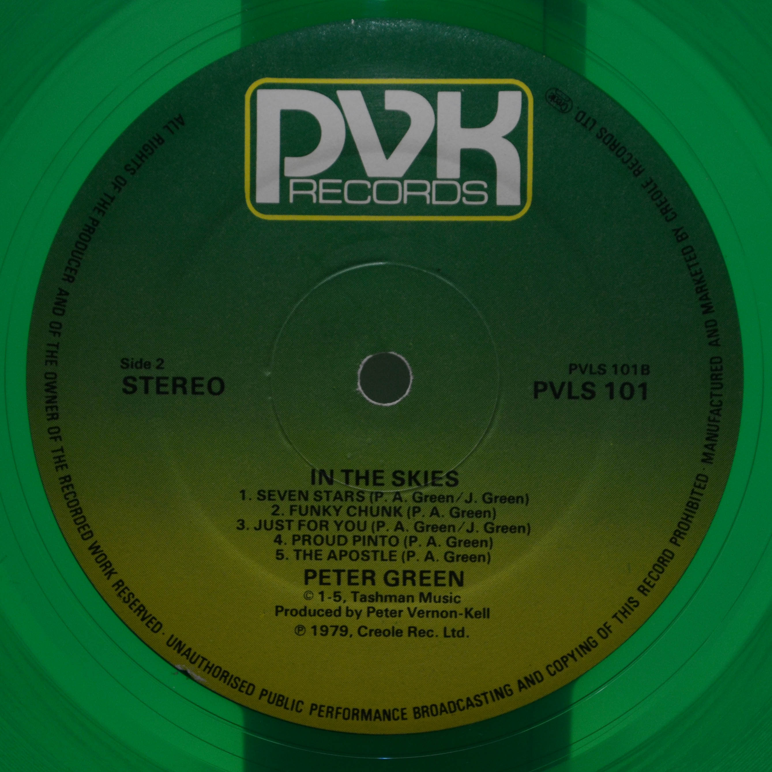 Peter Green — In The Skies, 1979