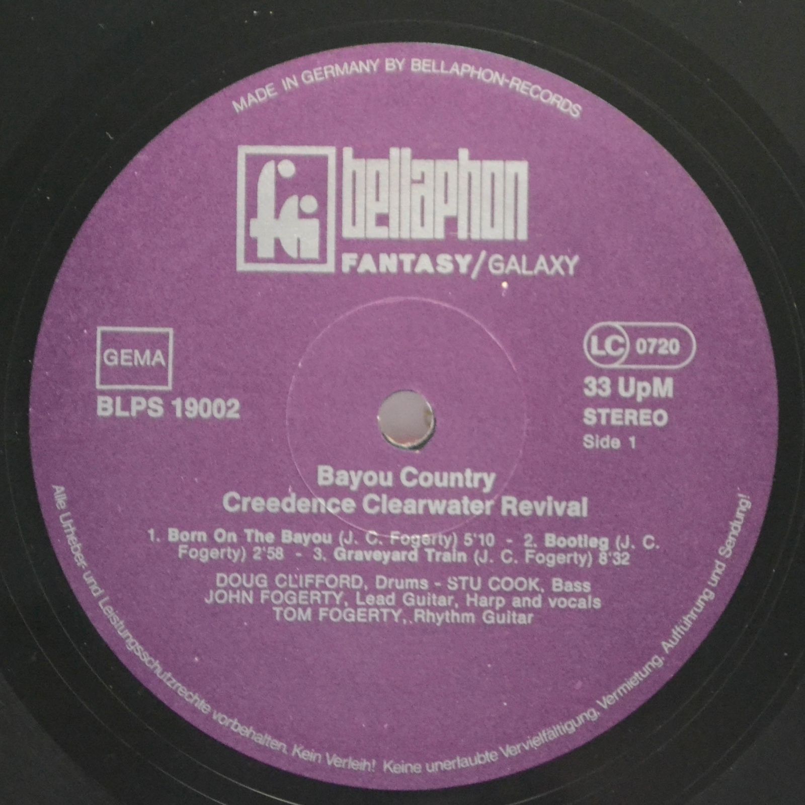 Creedence Clearwater Revival — Bayou Country, 1969