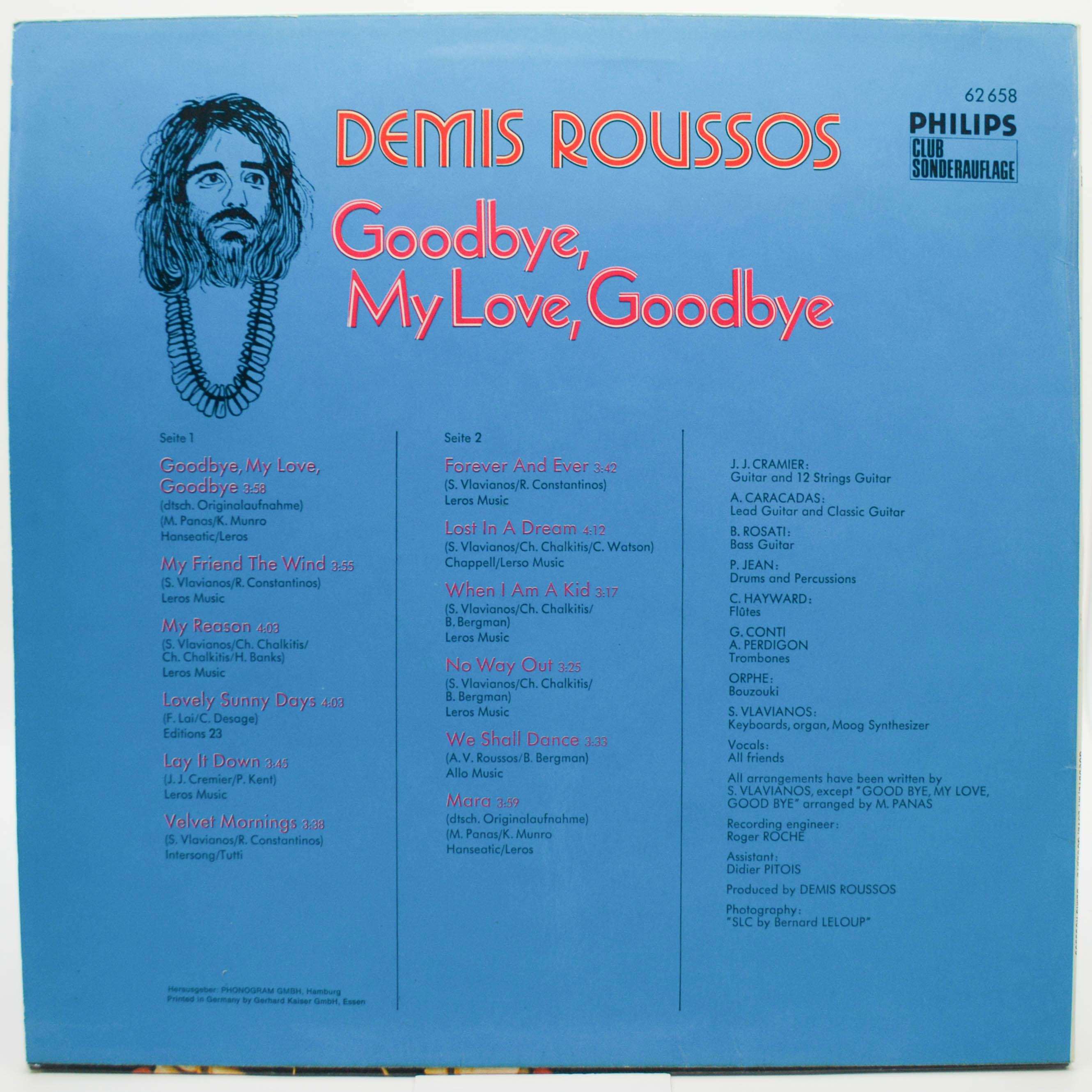 Demis Roussos — Goodbye, My Love, Goodbye, 1973
