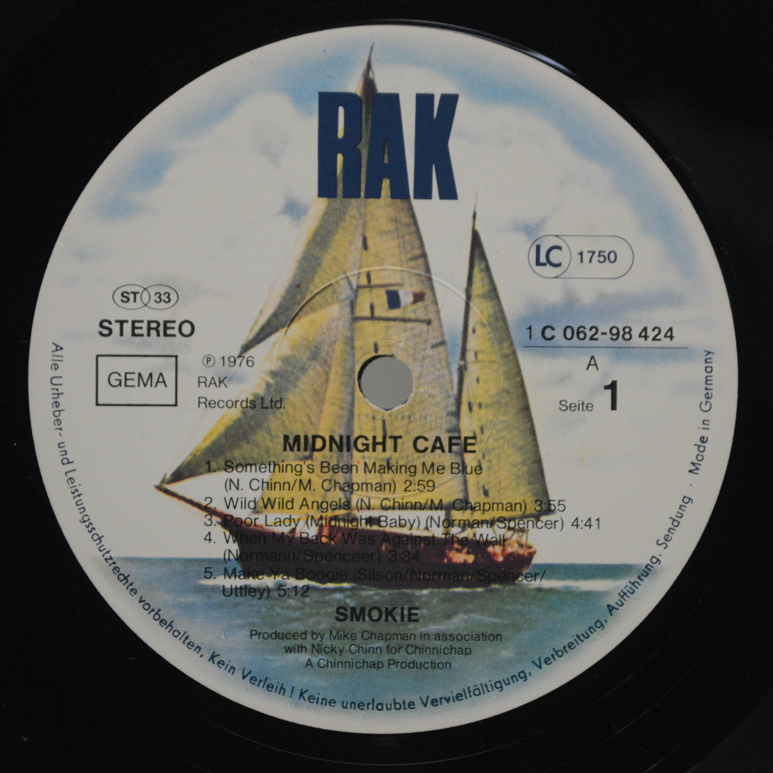 Smokie — Midnight Café, 1976