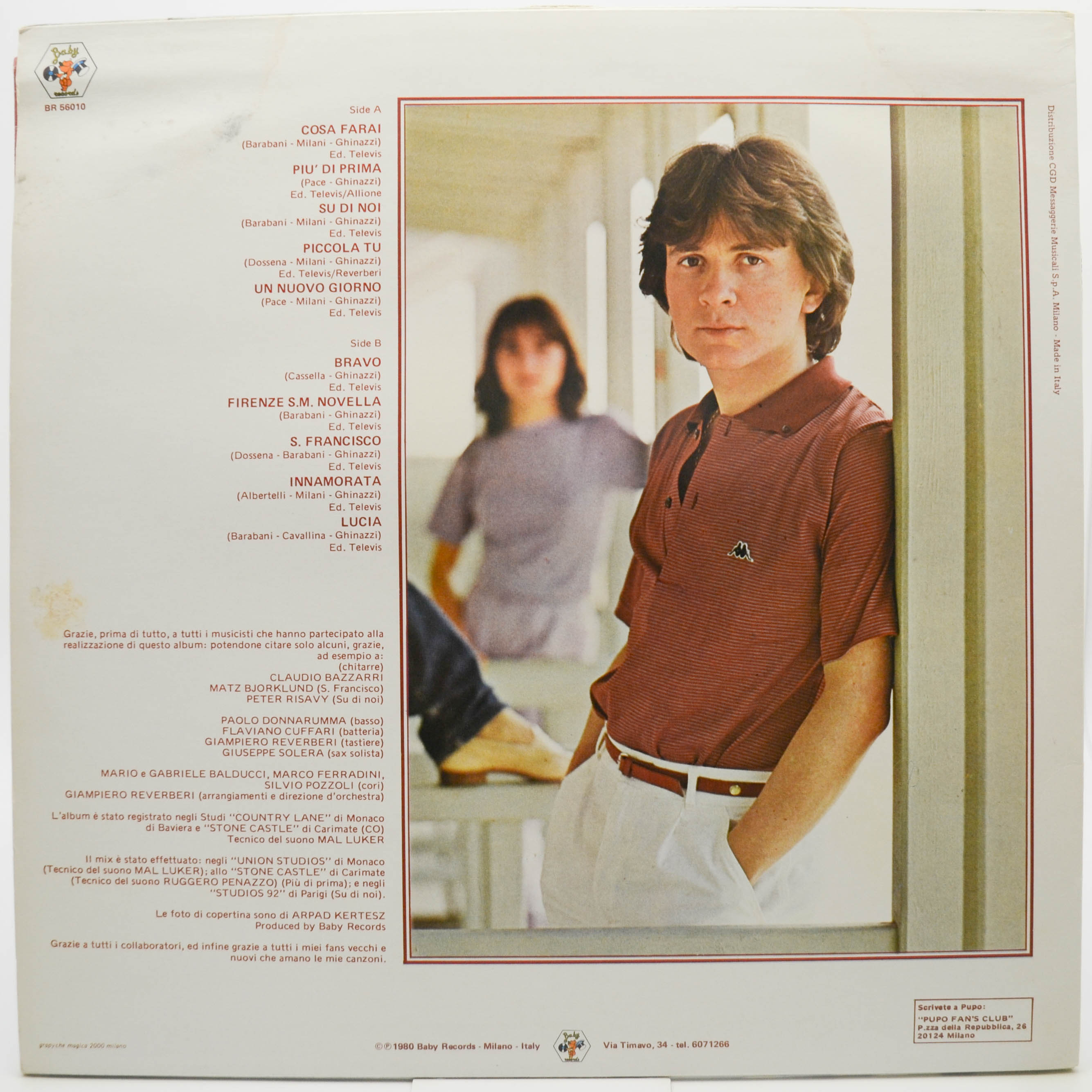 Pupo — Più Di Prima (1-st, Italy), 1980