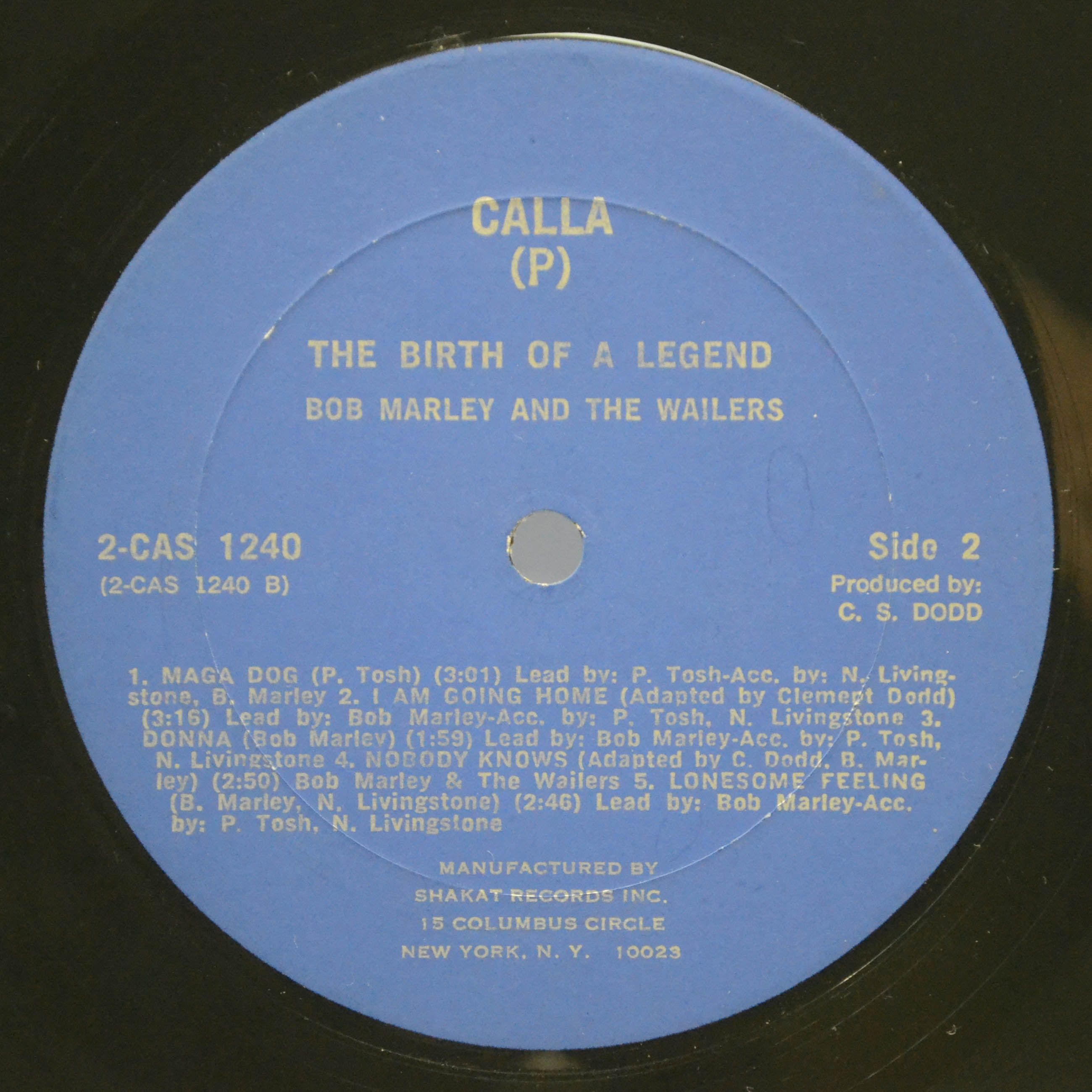 Bob Marley & The Wailers — The Birth Of A Legend (2LP, USA), 1976