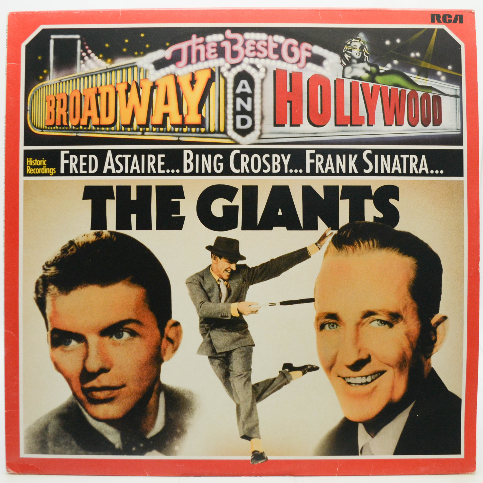 Виниловая пластинка Frank Sinatra, Fred Astaire, Bing Crosby — The Best Of Broadway And Hollywood - The Giants, 1976
