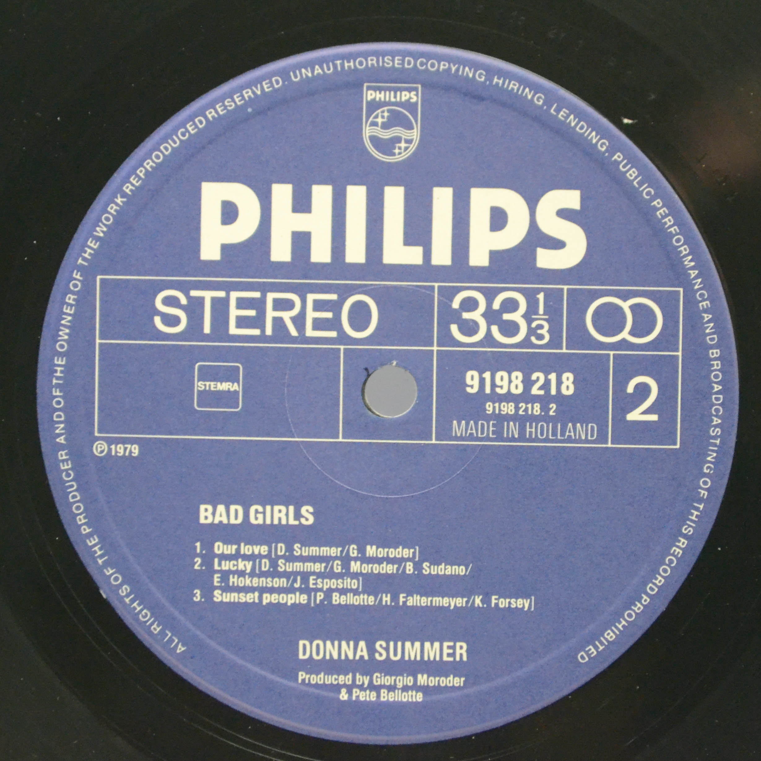 Виниловая пластинка Donna Summer — Bad Girls (2LP), 1979