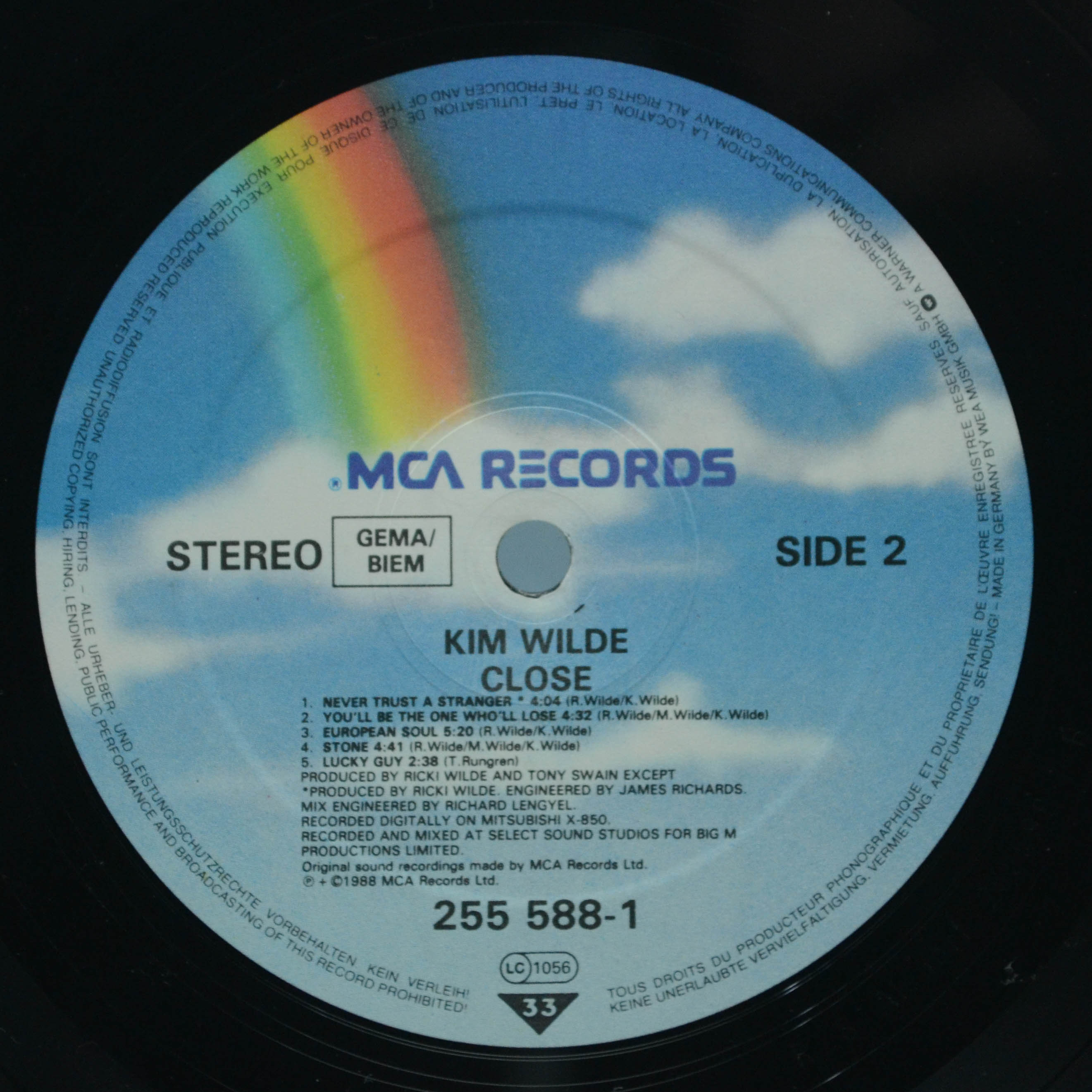 Kim Wilde — Close, 1988