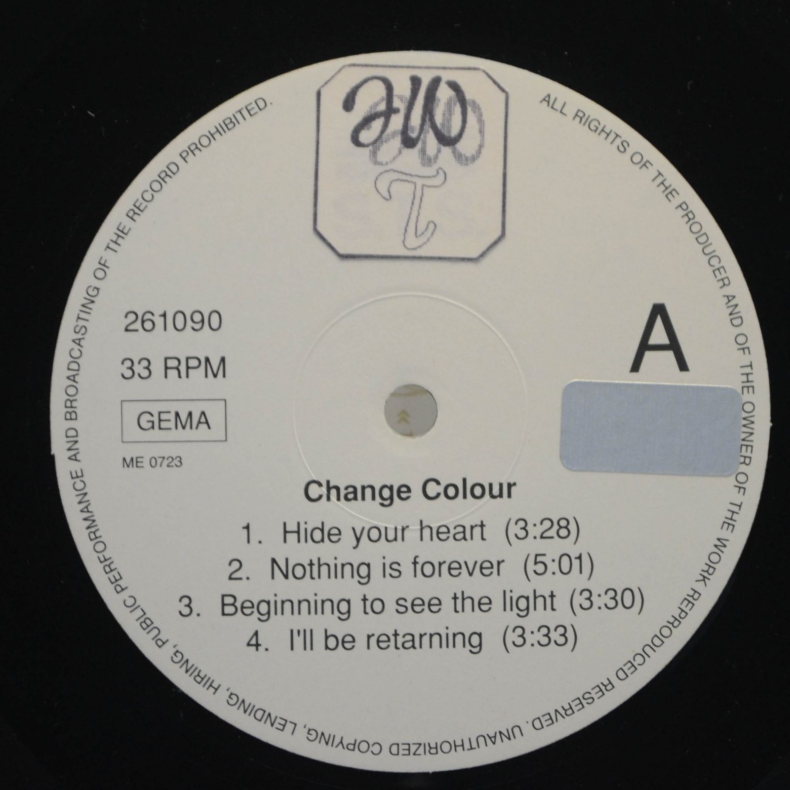 Change Colour — Change Colour, 1990