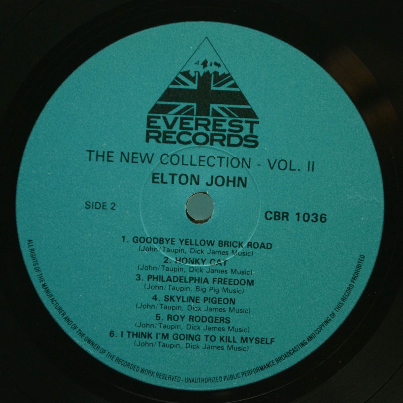 Elton John — The New Collection - Vol. II (UK), 1983