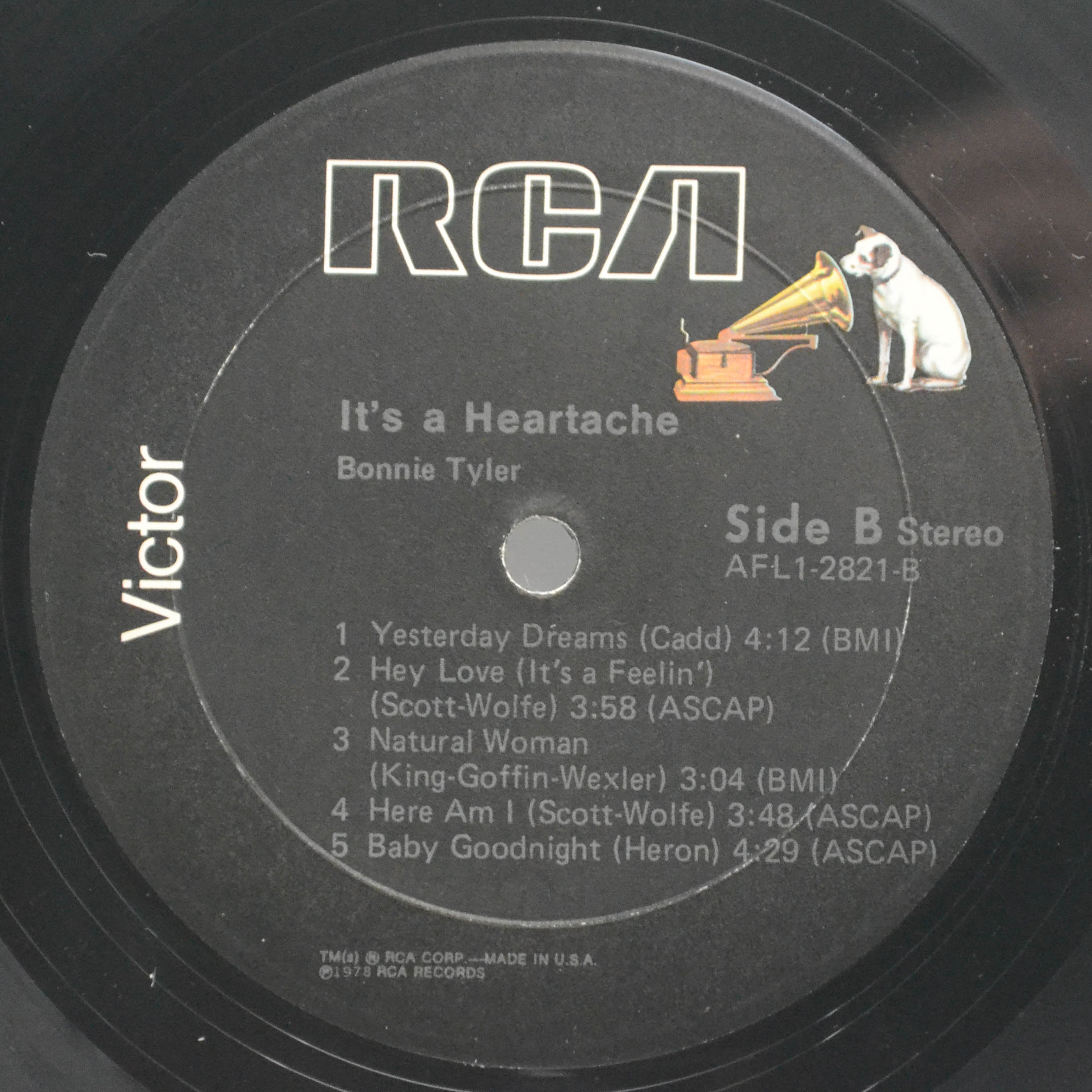 Виниловая пластинка Bonnie Tyler — It's A Heartache (USA), 1978