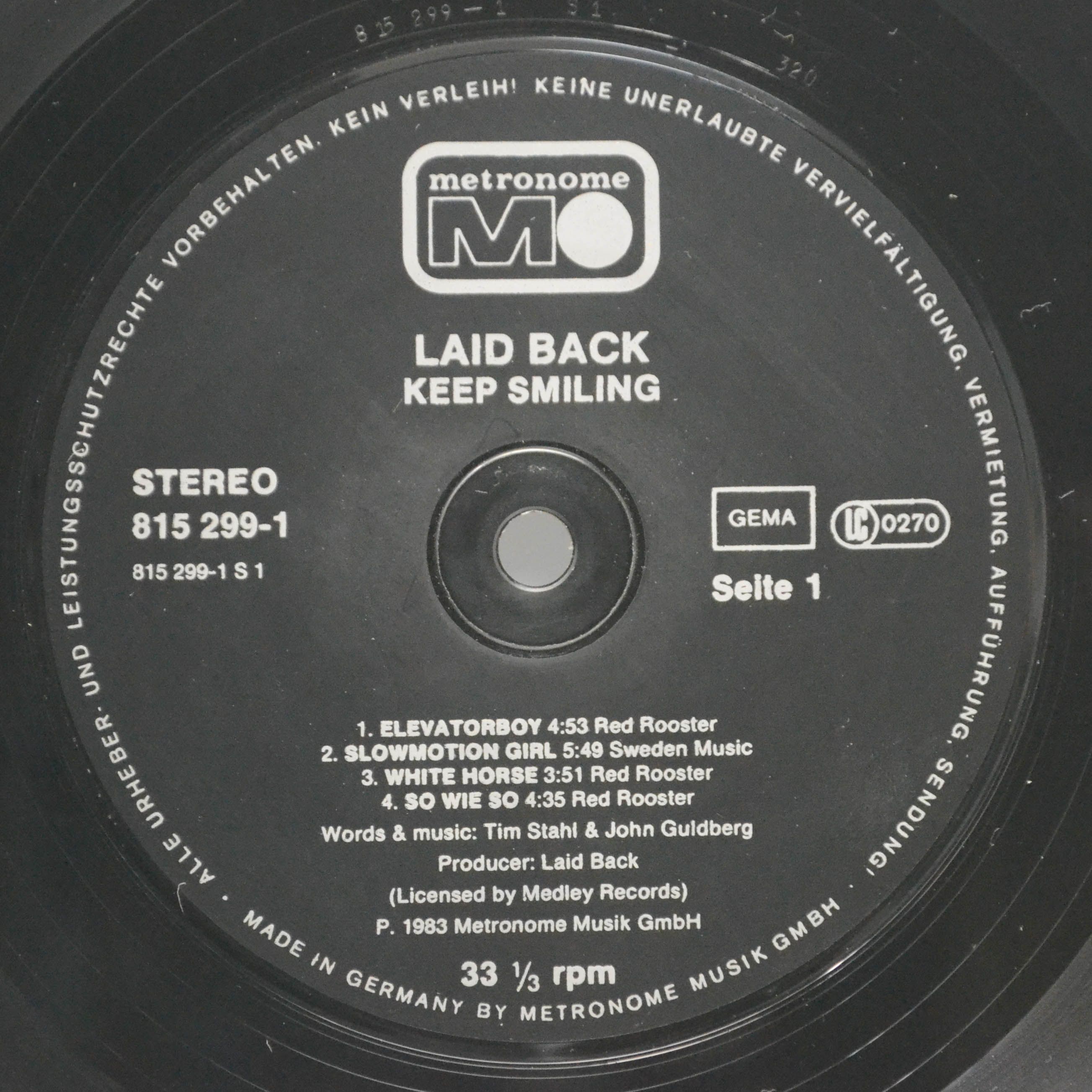 Laid Back — ...Keep Smiling, 1983