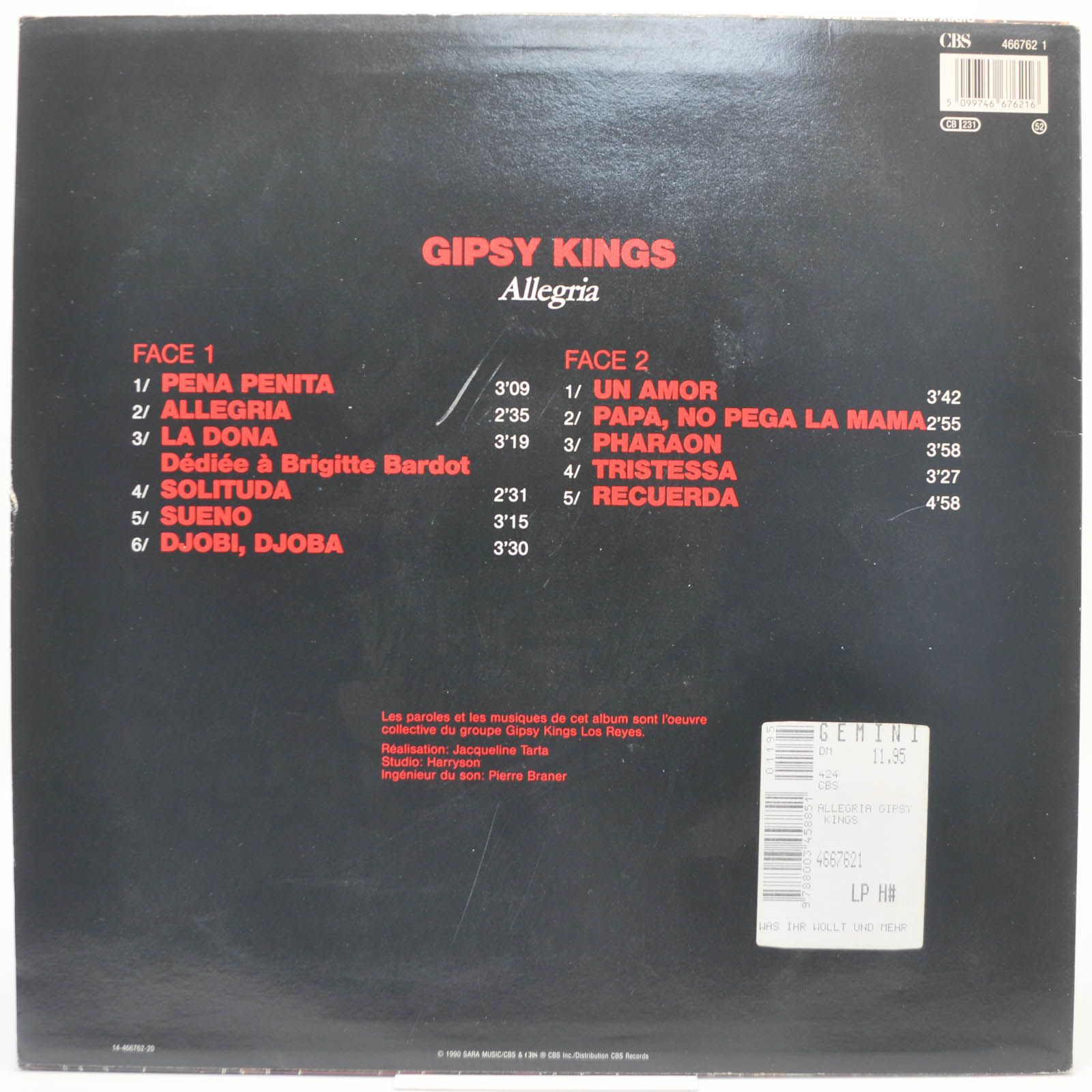 Gipsy Kings — Allegria, 1983