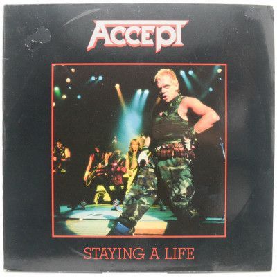 Staying A Life (2LP, 1-st, Germany), 1990
