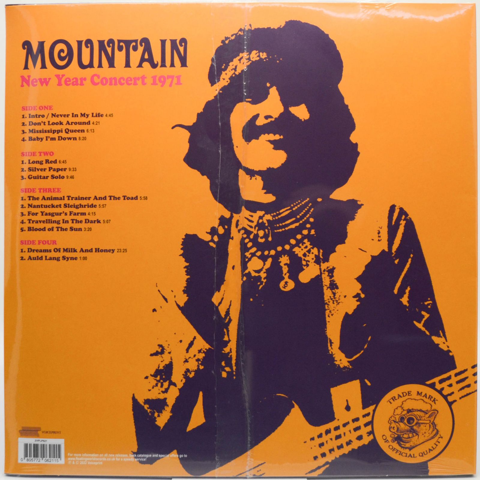 Mountain — New Year Concert 1971 (2LP), 2022