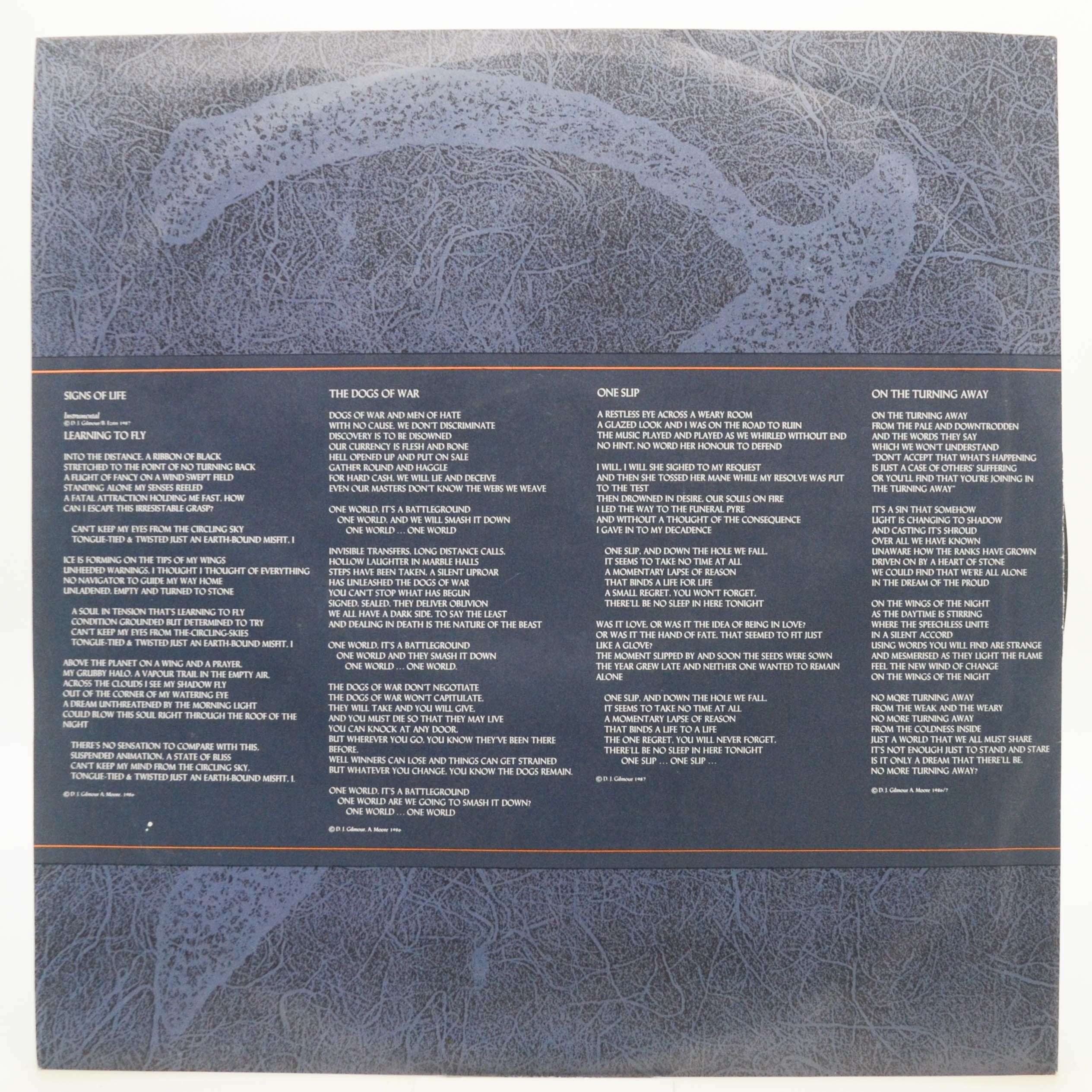 Pink Floyd — A Momentary Lapse Of Reason, 1987