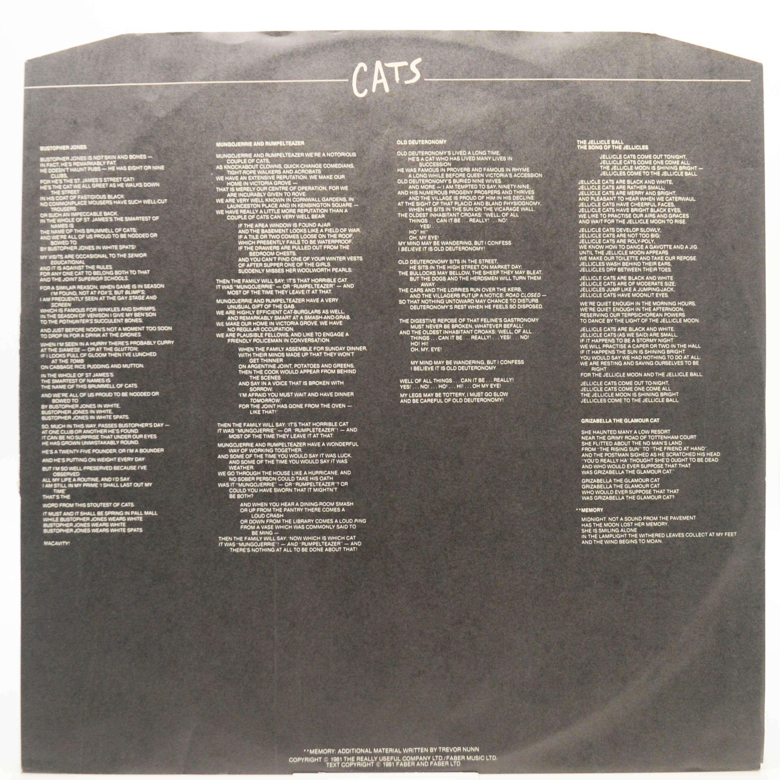 Andrew Lloyd Webber — Cats (2LP), 1981