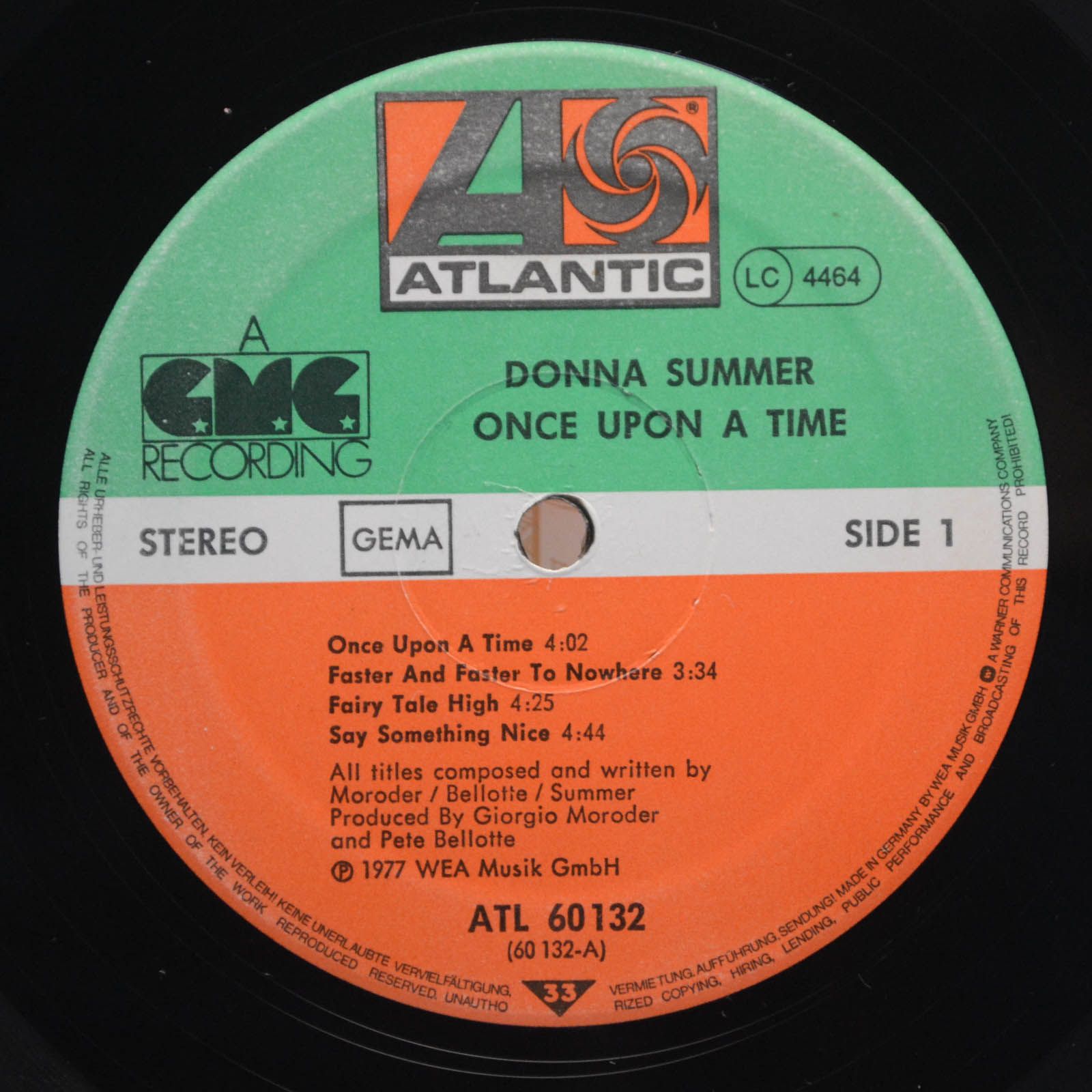 Donna Summer — Once Upon A Time... (2LP), 1977