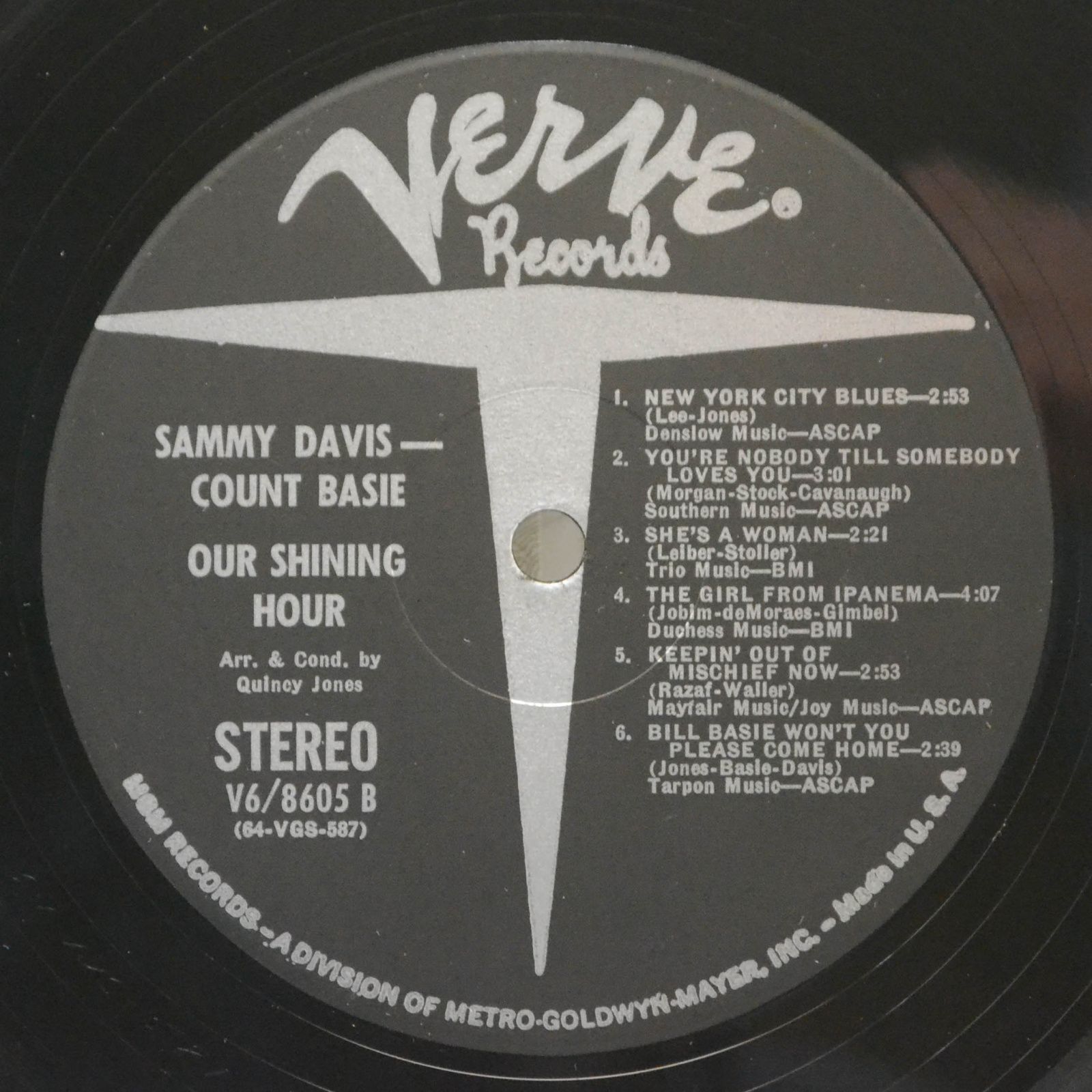 Sammy Davis, Count Basie — Our Shining Hour, 1969