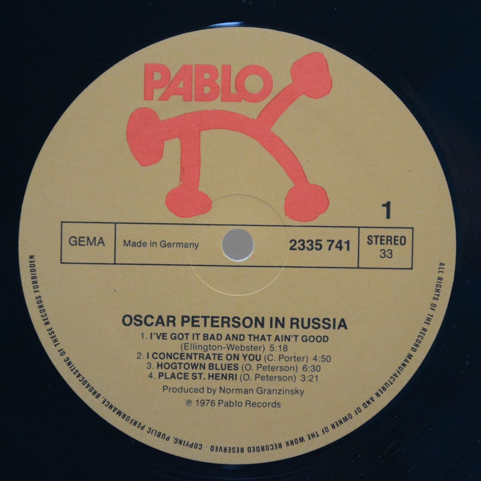 Oscar Peterson — Oscar Peterson In Russia (2LP), 1976