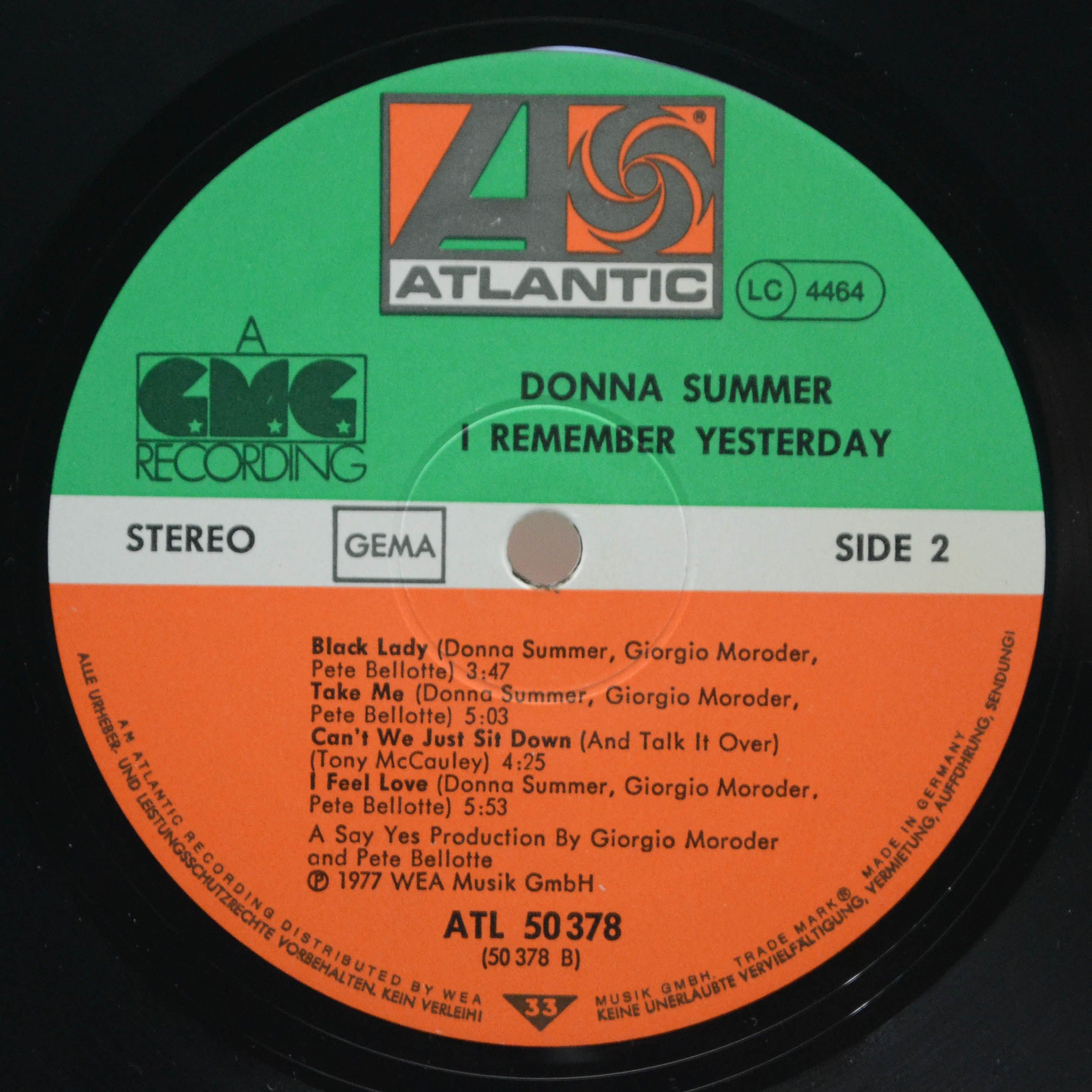 Donna Summer — I Remember Yesterday, 1977