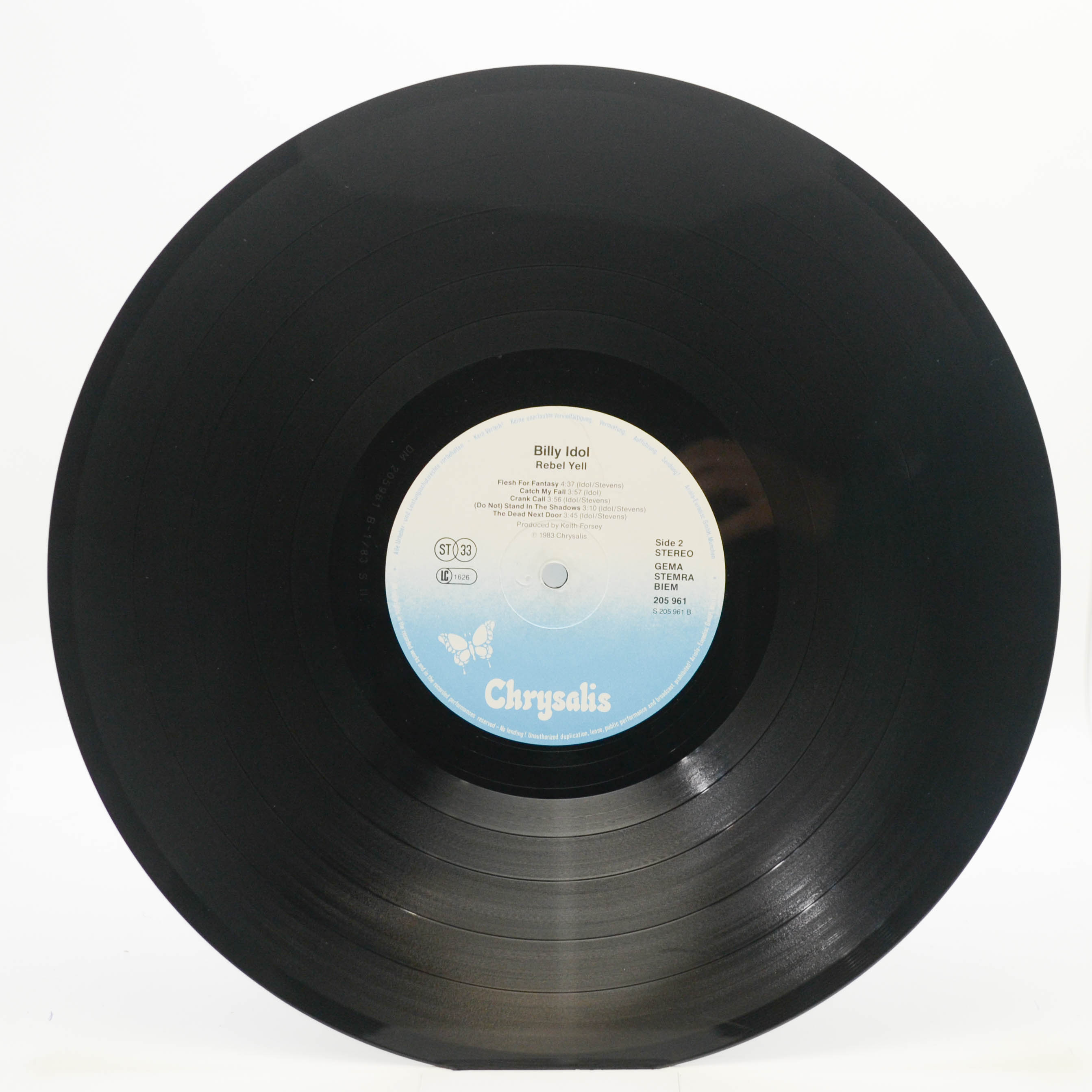 Billy Idol — Rebel Yell, 1983