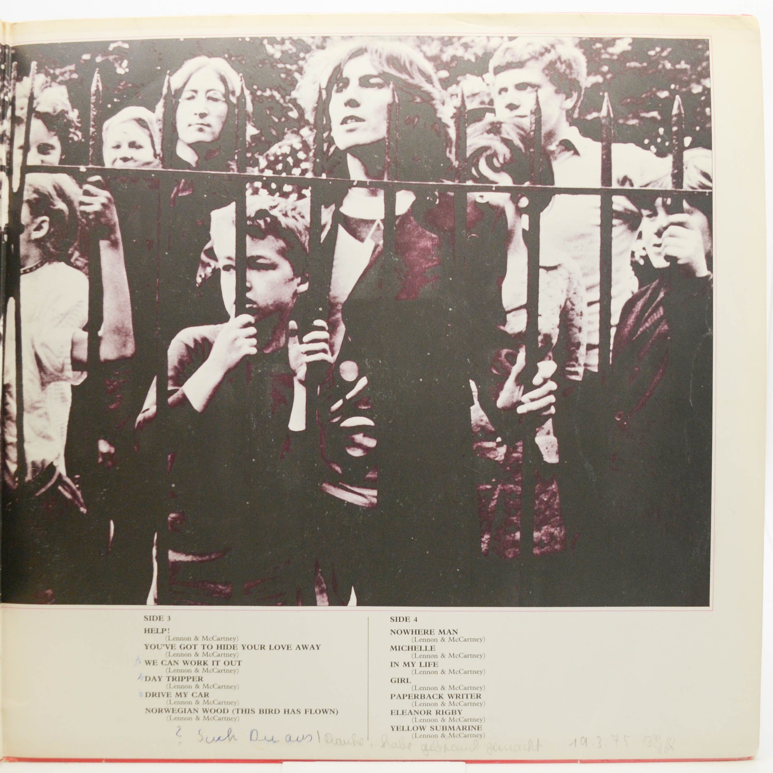 Beatles — 1962-1966 (2LP), 1973