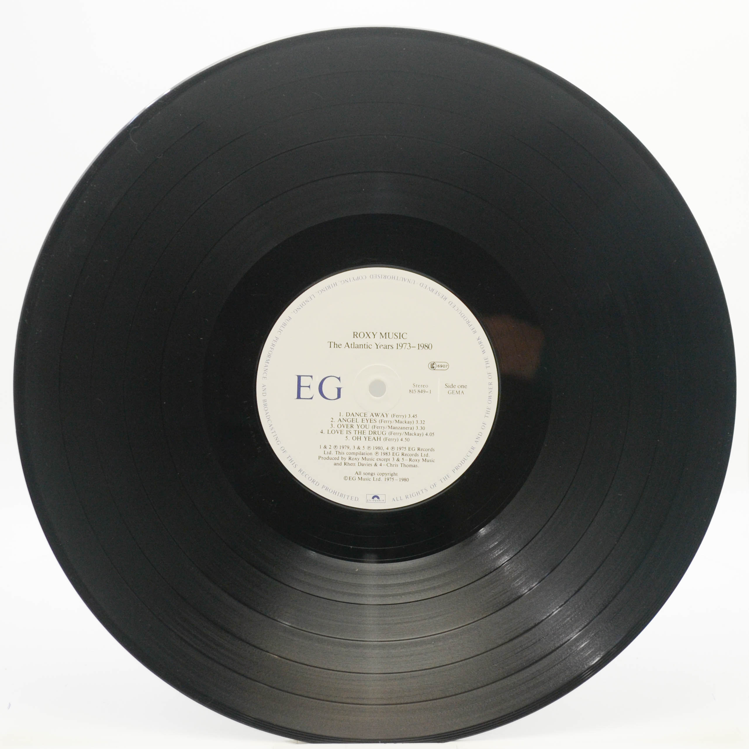 Roxy Music — The Atlantic Years 1973 - 1980, 1983