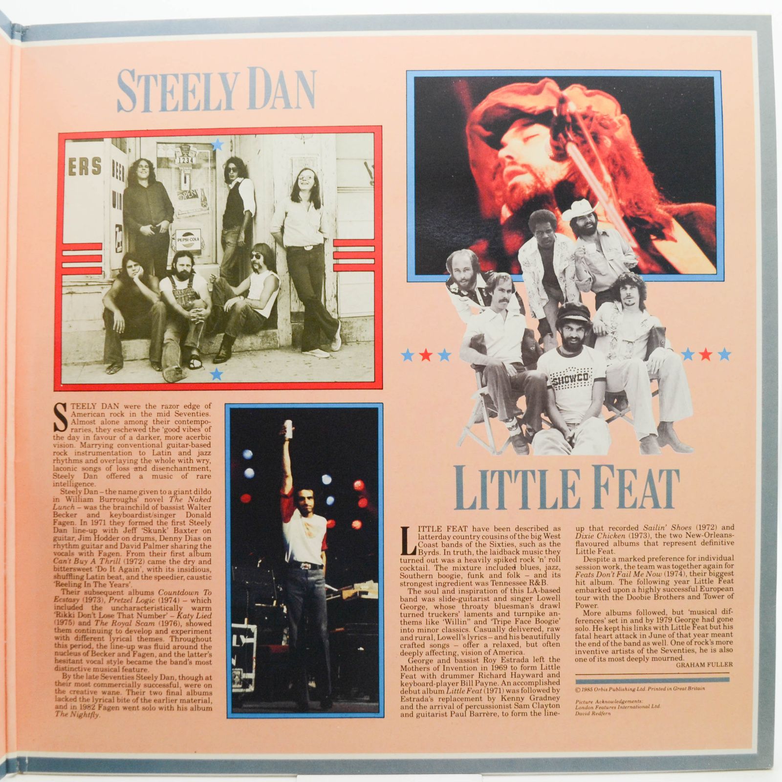 Eagles / Lynyrd Skynyrd / Steely Dan / Little Feat — The History Of Rock (Volume Thirty) (2LP, UK), 1985