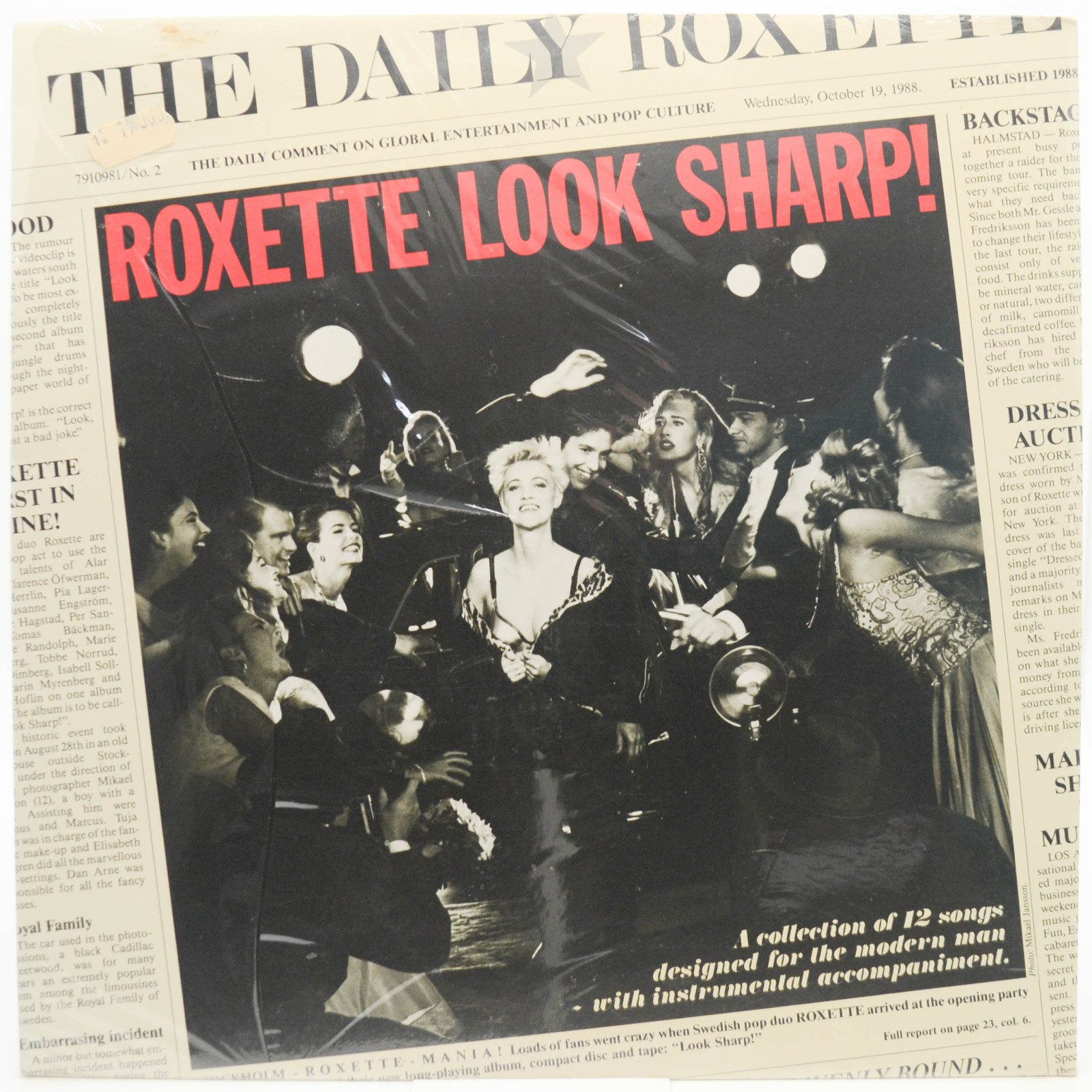 Roxette — Look Sharp!, 1988