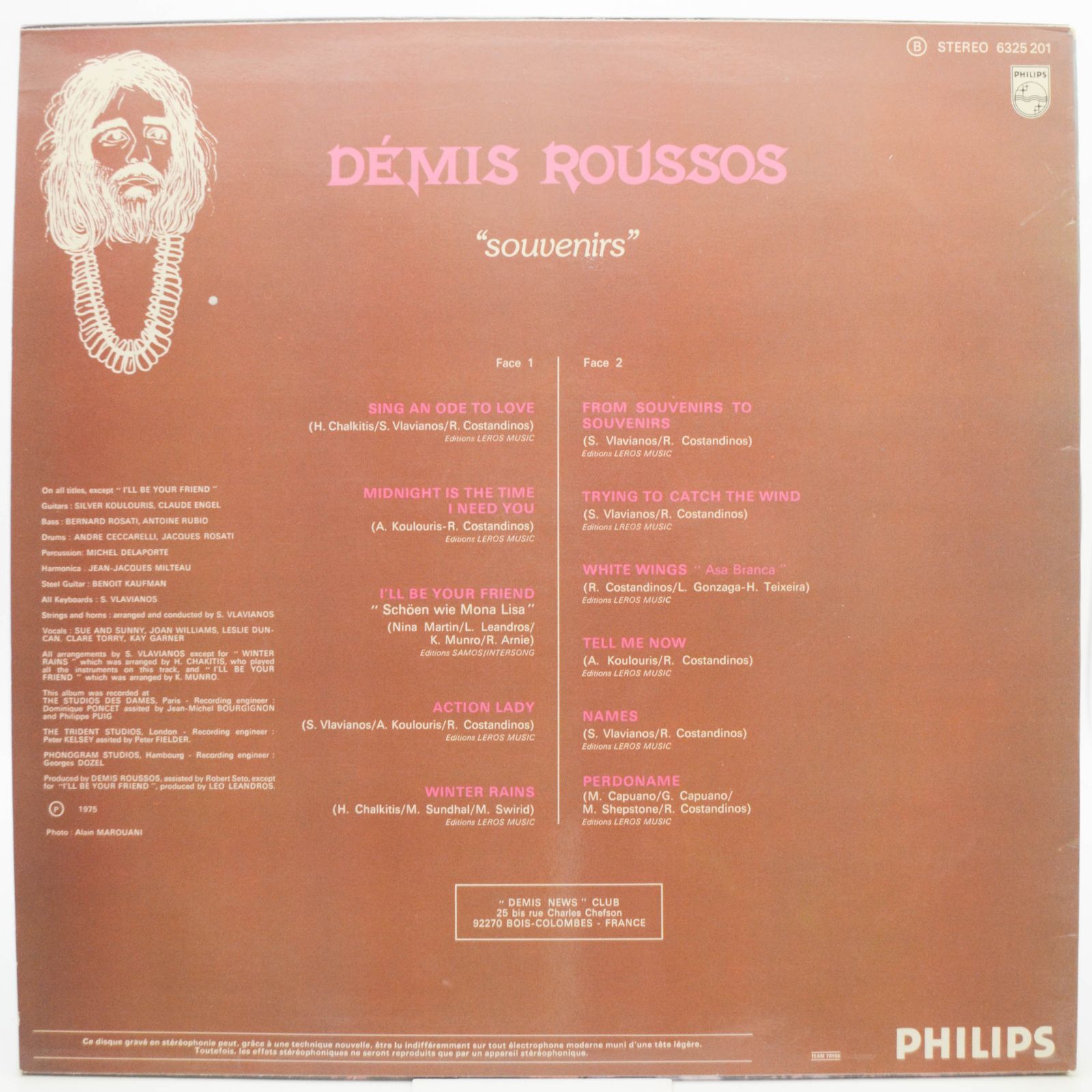 Démis Roussos — Souvenirs, 1975