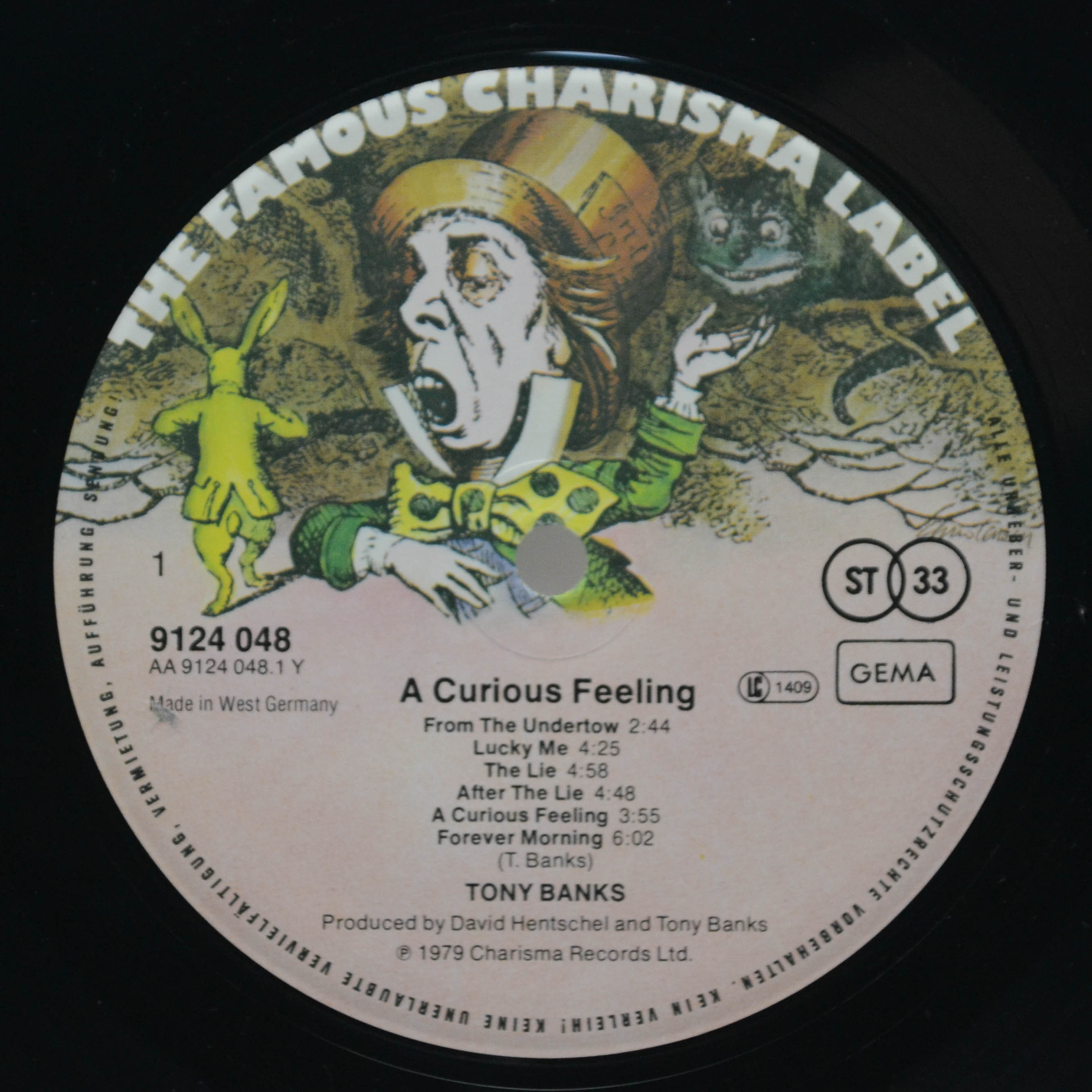 Виниловая пластинка Tony Banks — A Curious Feeling, 1979