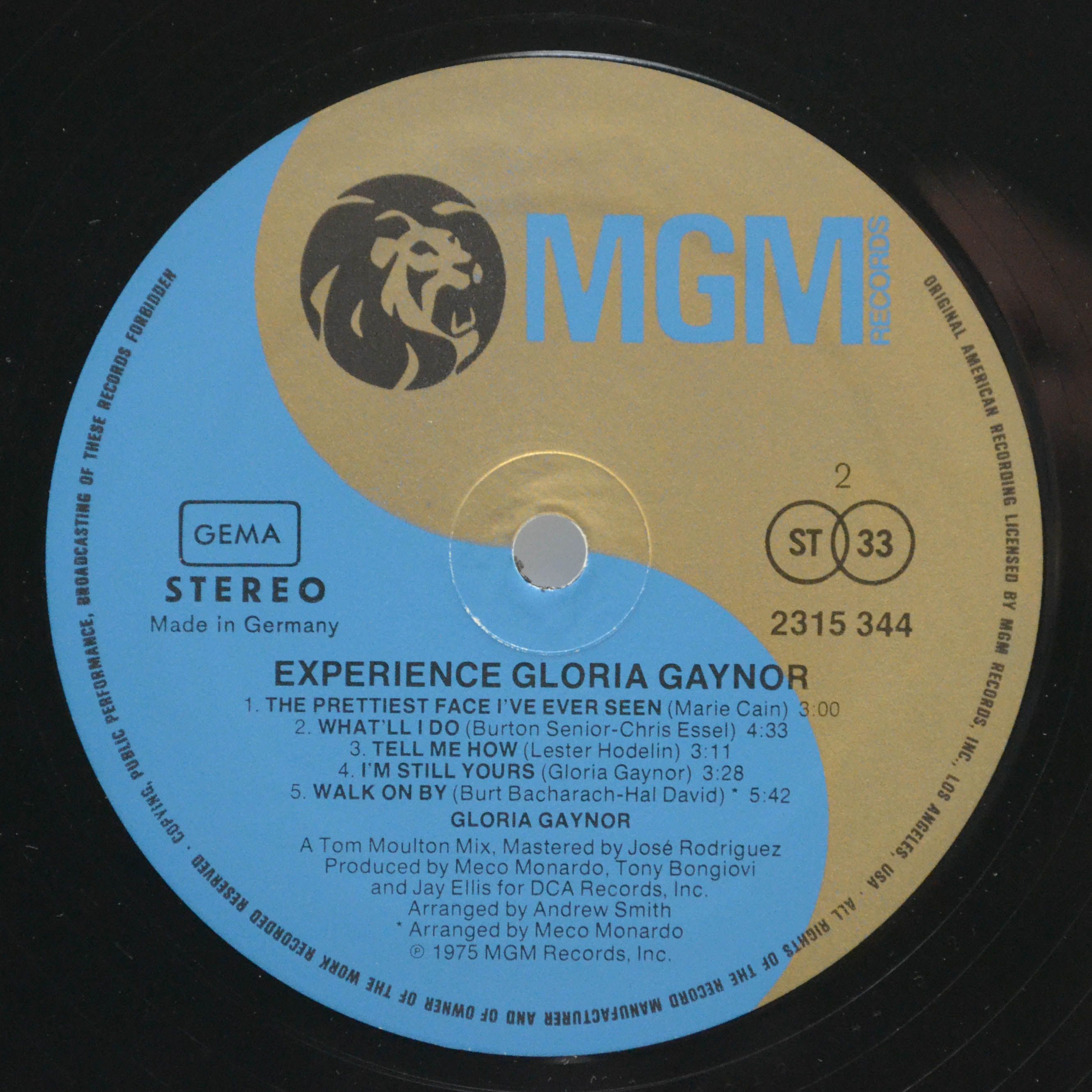 Gloria Gaynor — Experience Gloria Gaynor, 1975