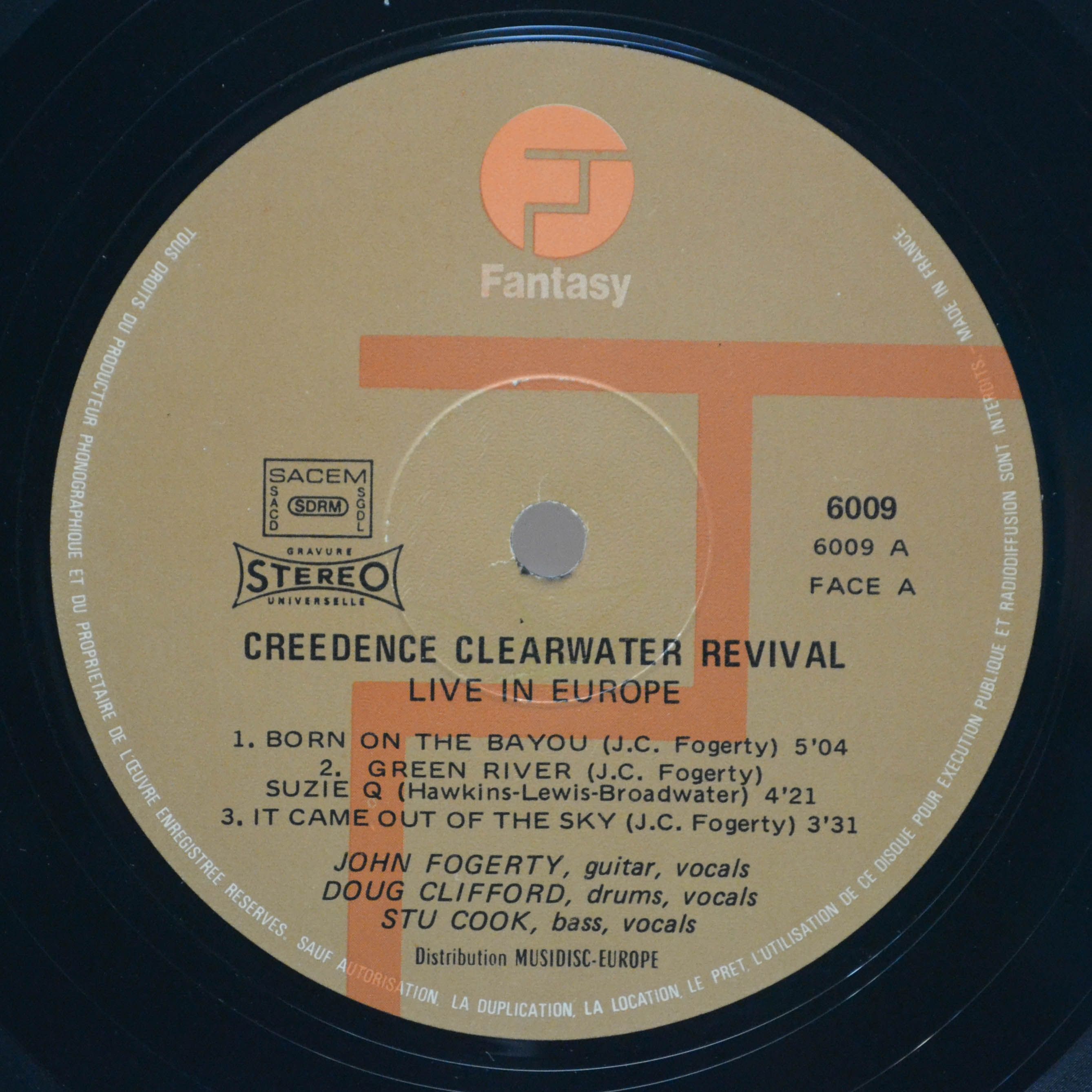 Creedence Clearwater Revival — Live In Europe (2LP), 1973