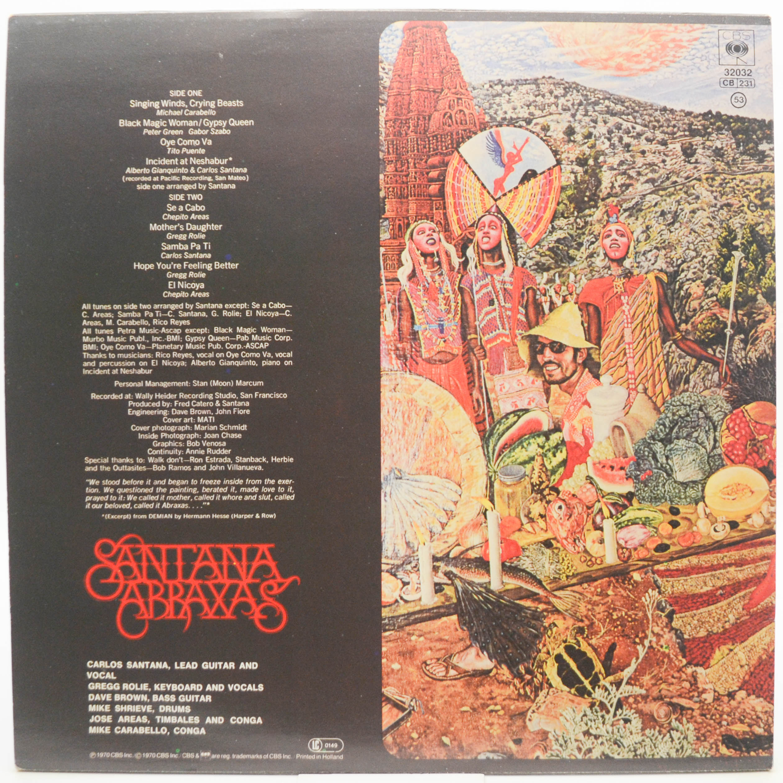 Santana — Abraxas, 1970