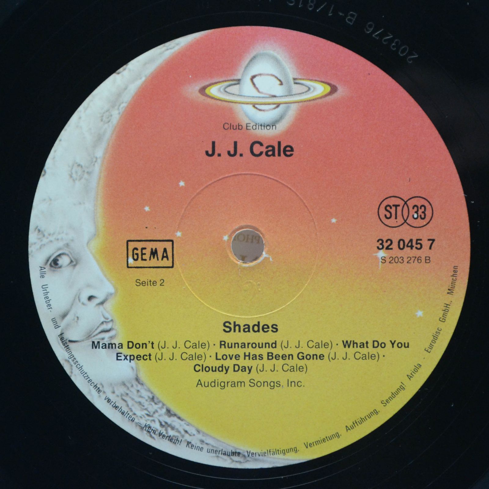 J.J. Cale — Shades, 1981