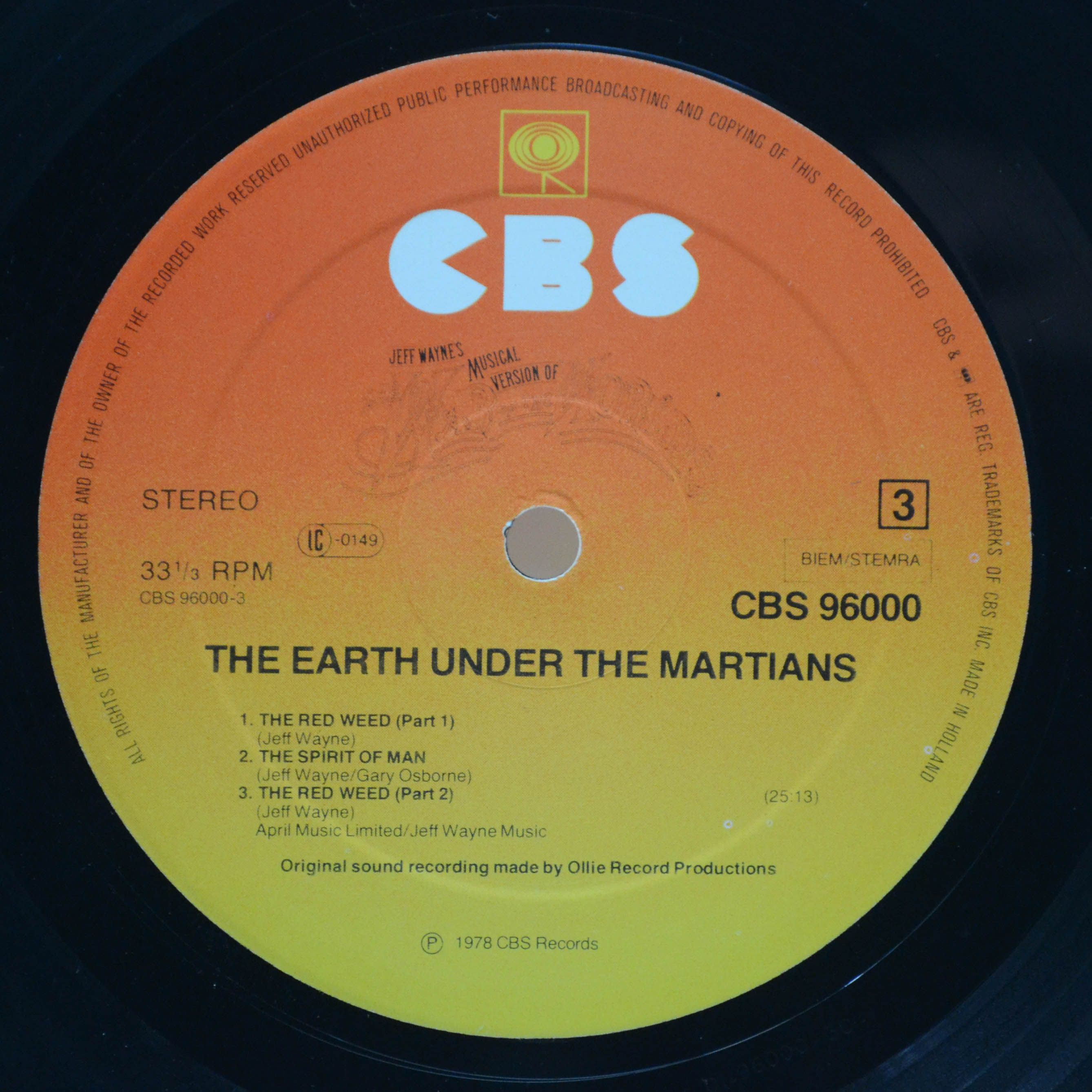 Jeff Wayne — Jeff Wayne's Musical Version Of The War Of The Worlds (2LP, booklet), 1978