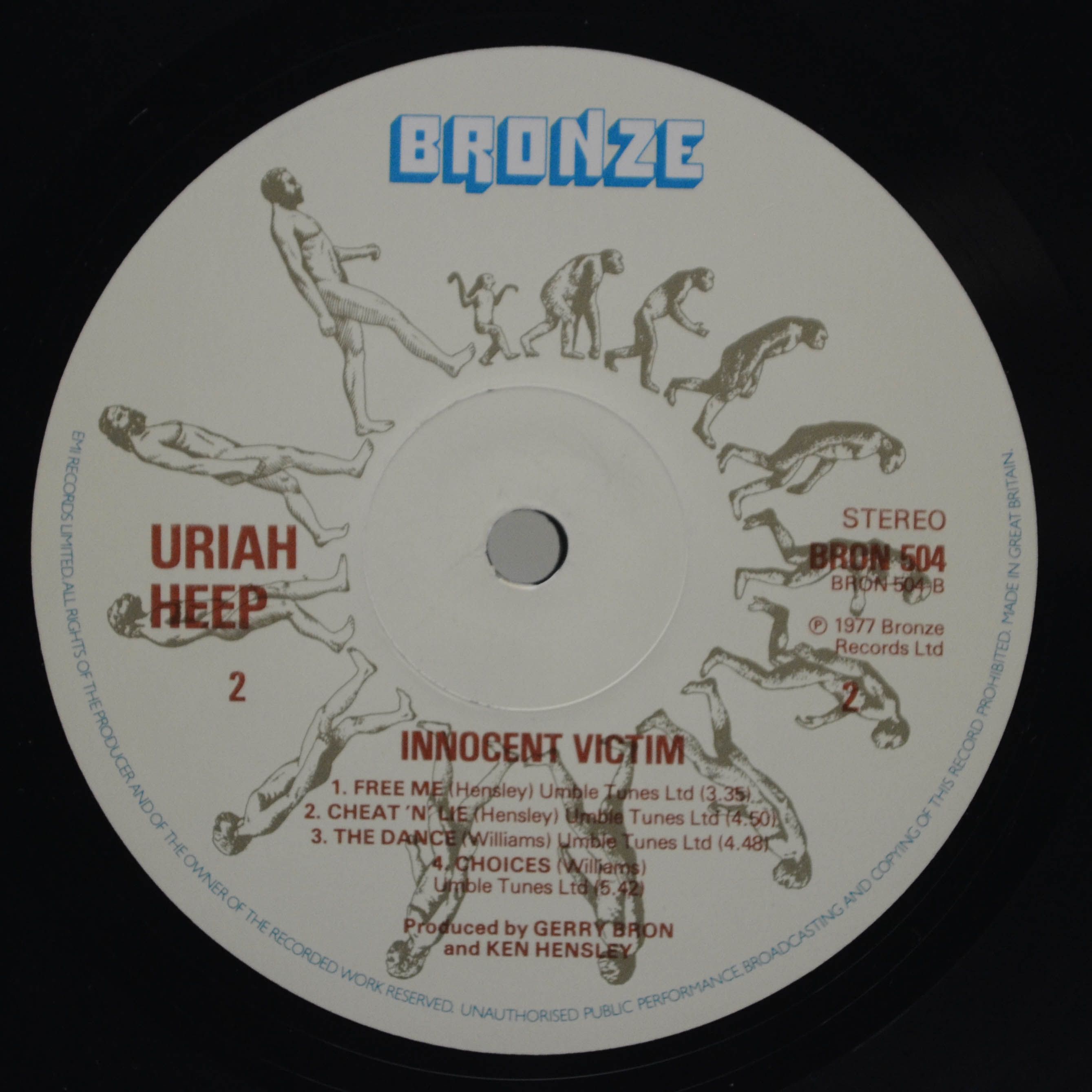 Uriah Heep — Innocent Victim (1-st, UK), 1977