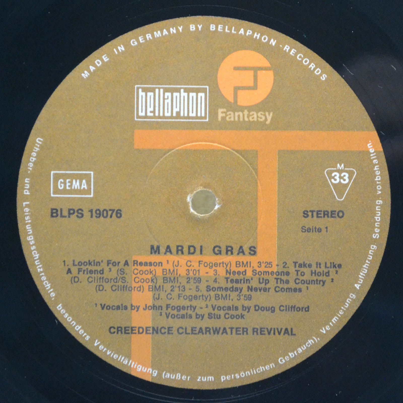 Creedence Clearwater Revival — Mardi Gras, 1972
