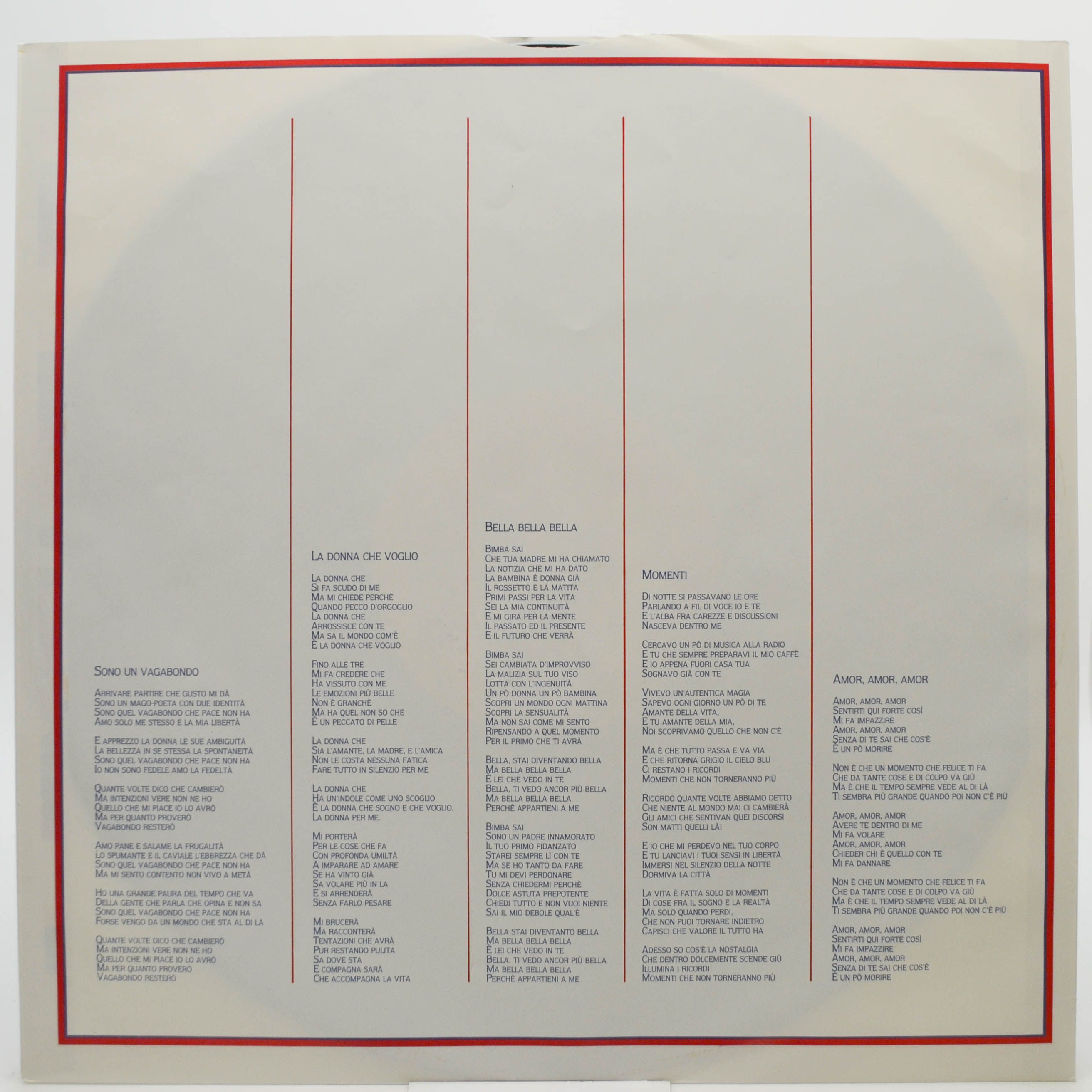 Julio Iglesias — Momenti, 1982