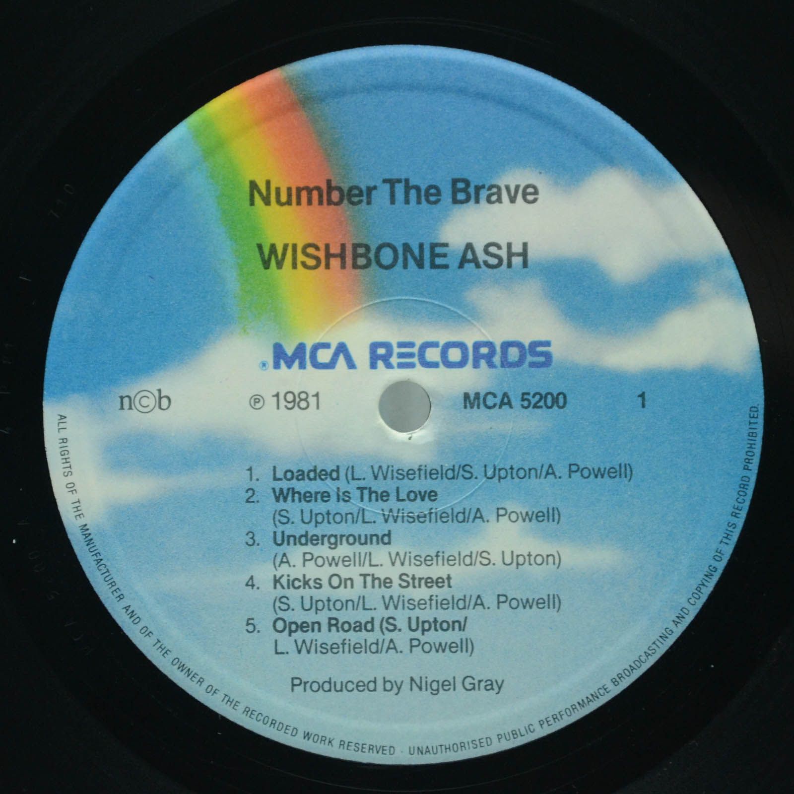 Wishbone Ash — Number The Brave, 1981