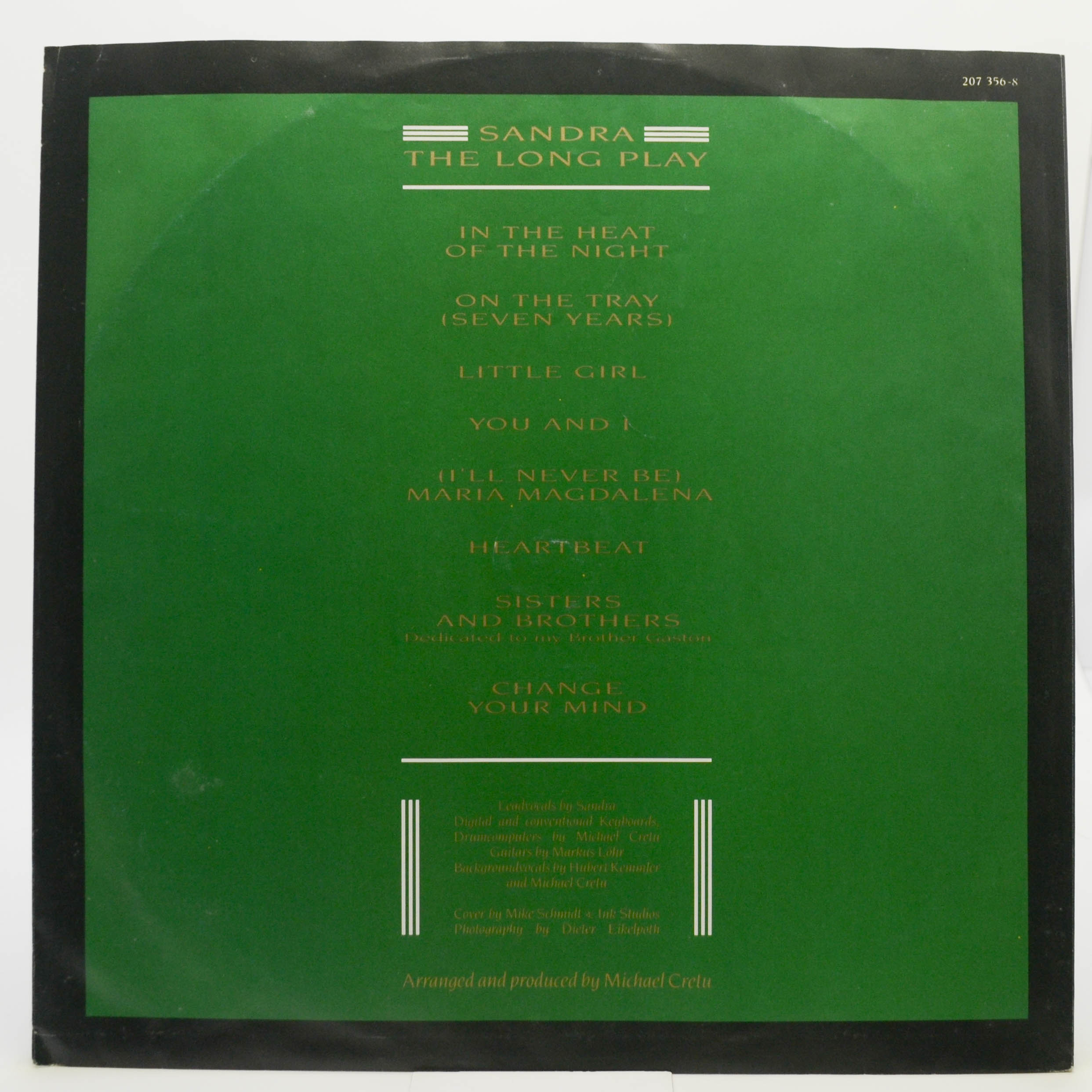 Виниловая пластинка Sandra — The Long Play, 1985