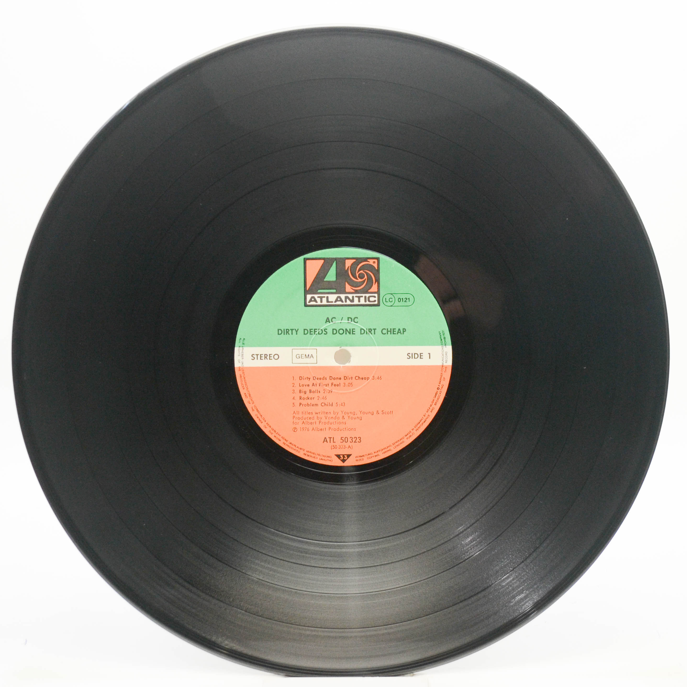 AC/DC — Dirty Deeds Done Dirt Cheap, 1976