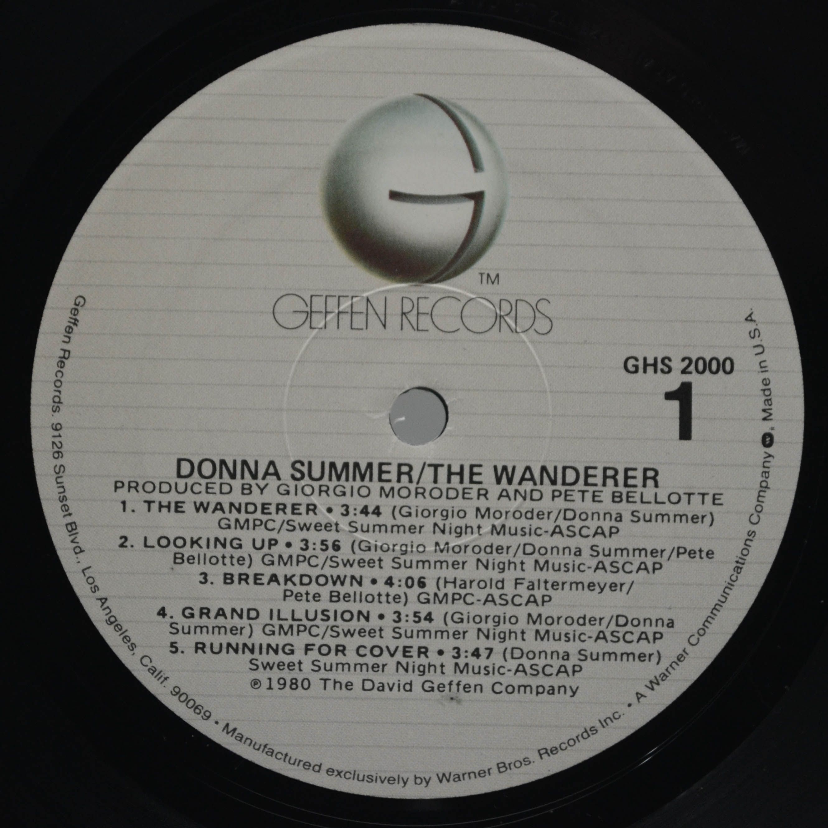 Donna Summer — The Wanderer (1-st, USA), 1980