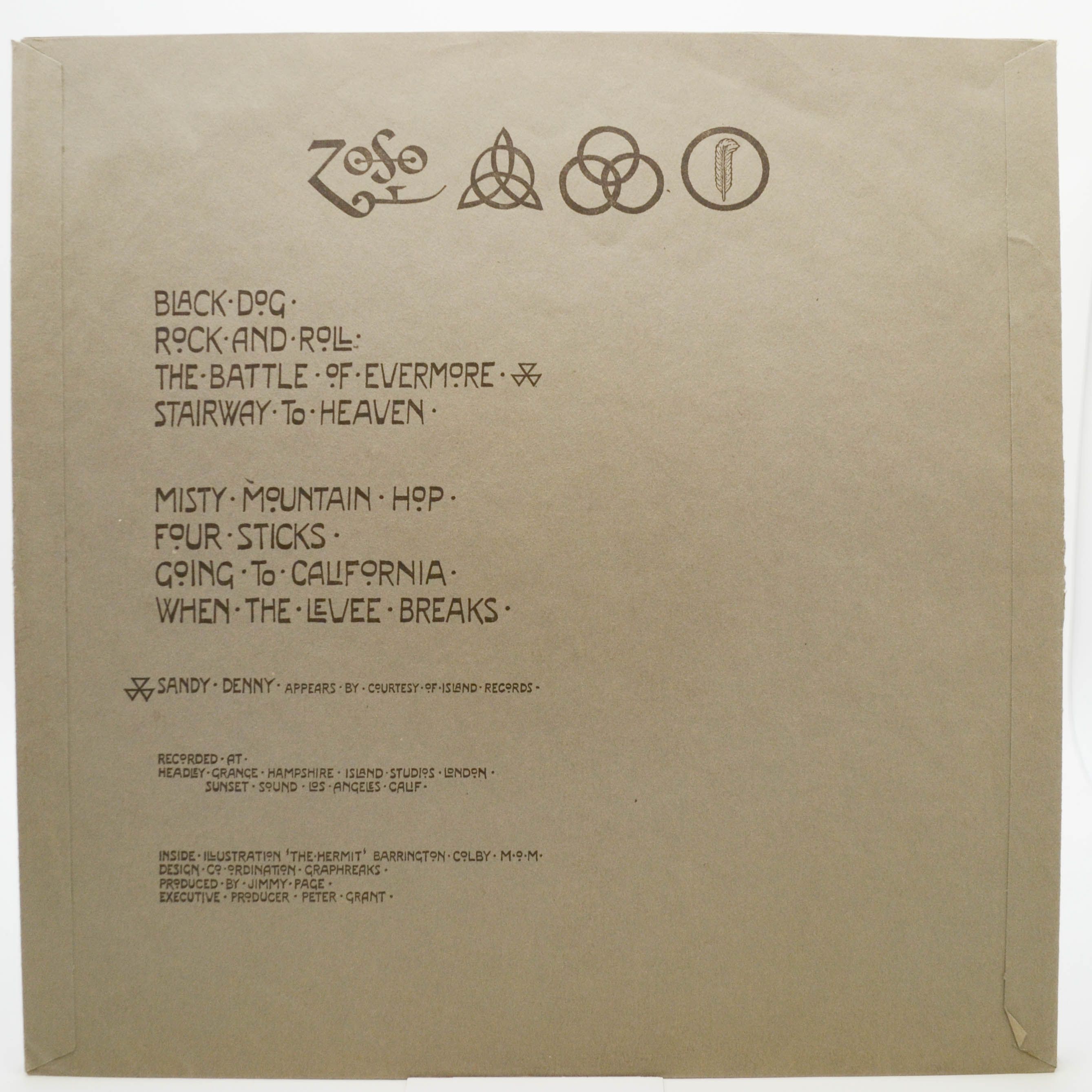 Led Zeppelin — Untitled (5th UK version), 1971