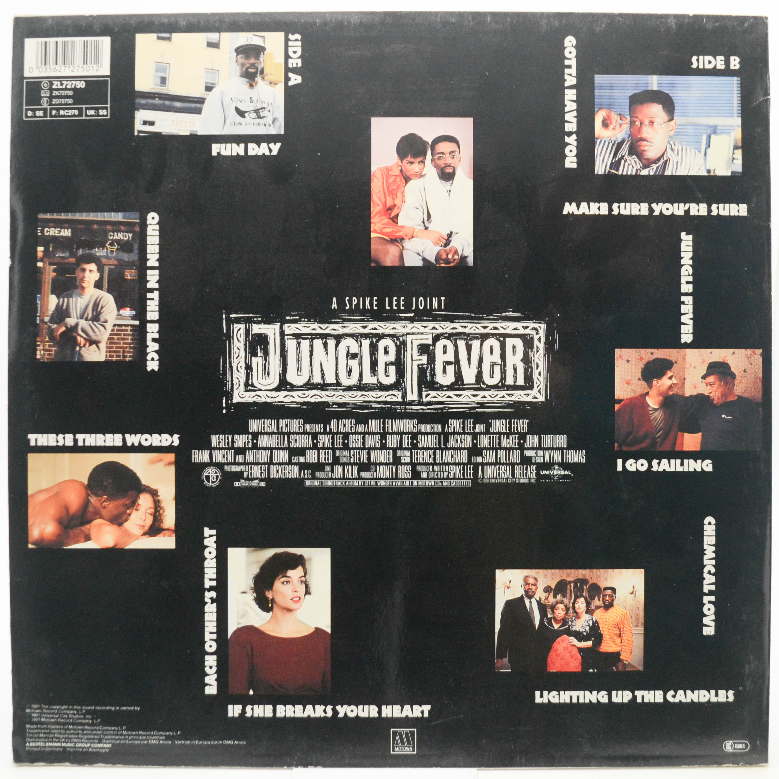 Stevie Wonder — Jungle Fever - Music From The Movie, 1991