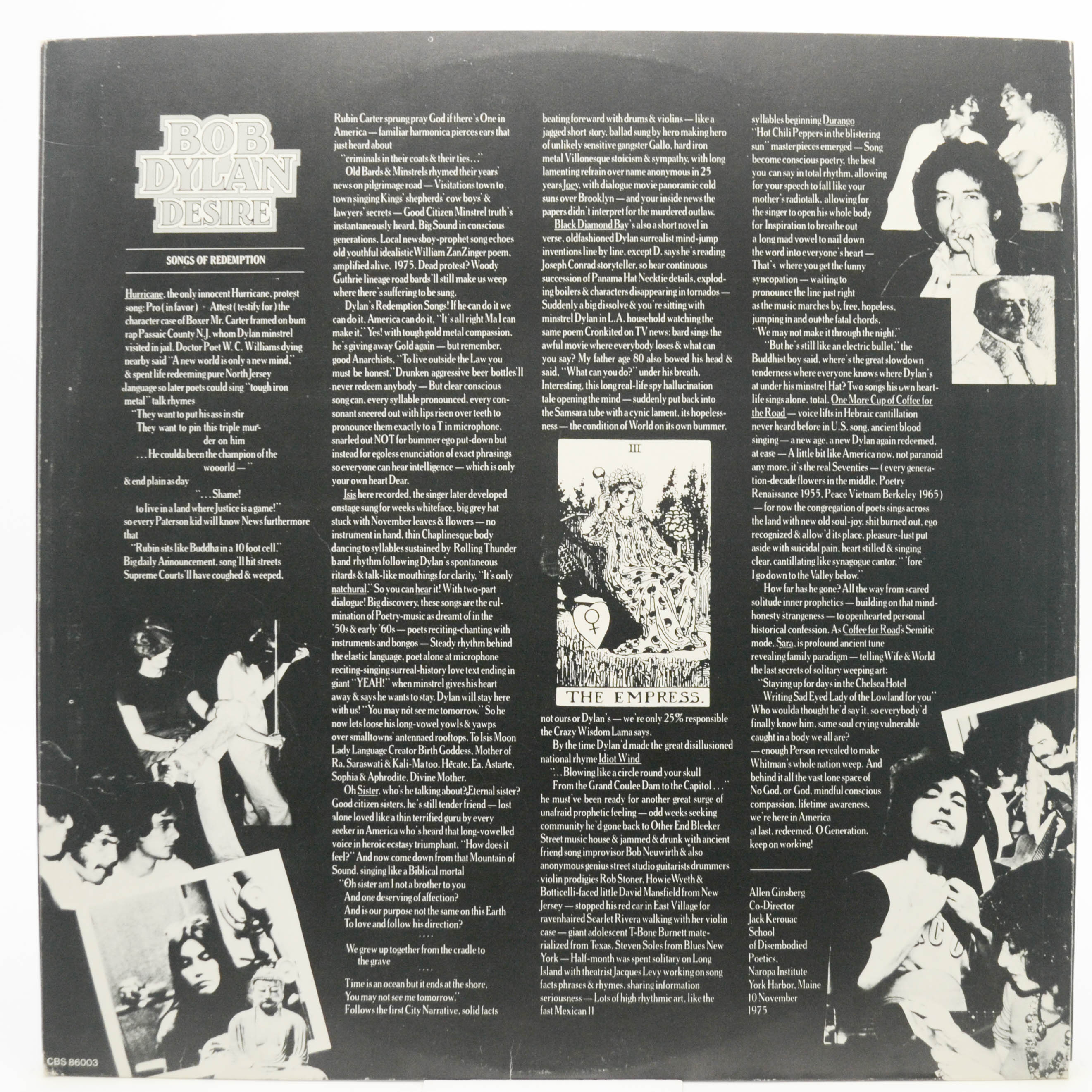 Bob Dylan — Desire, 1976