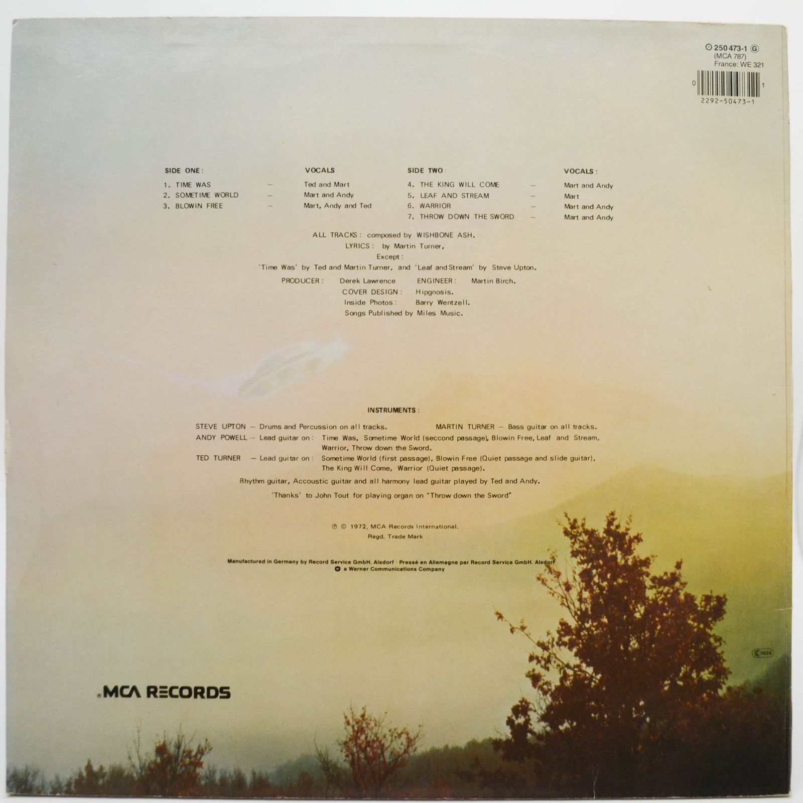 Wishbone Ash — Argus, 1972